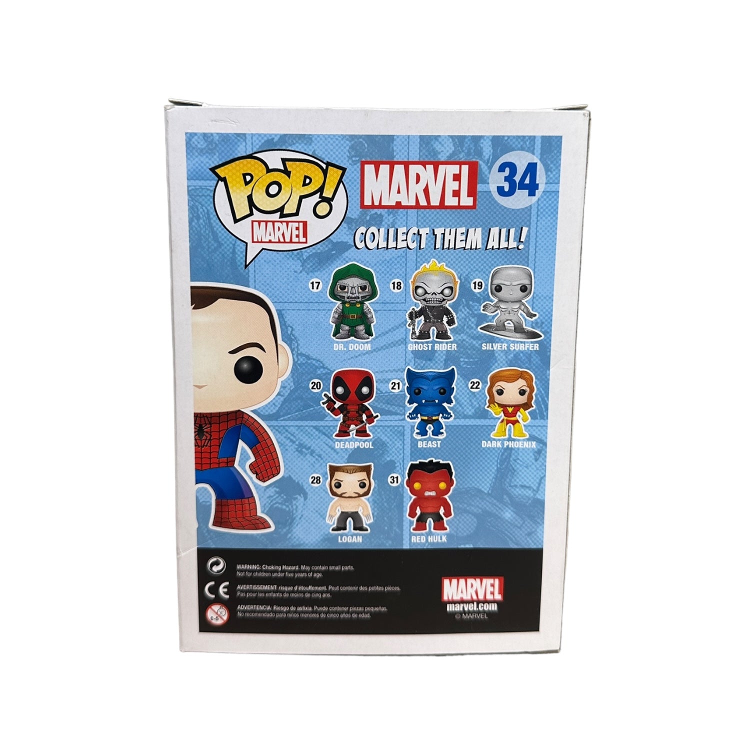 Peter Parker #34 (Unmasked) Funko Pop! - Marvel - LA Comic Con Exclusive - Condition 7.5/10