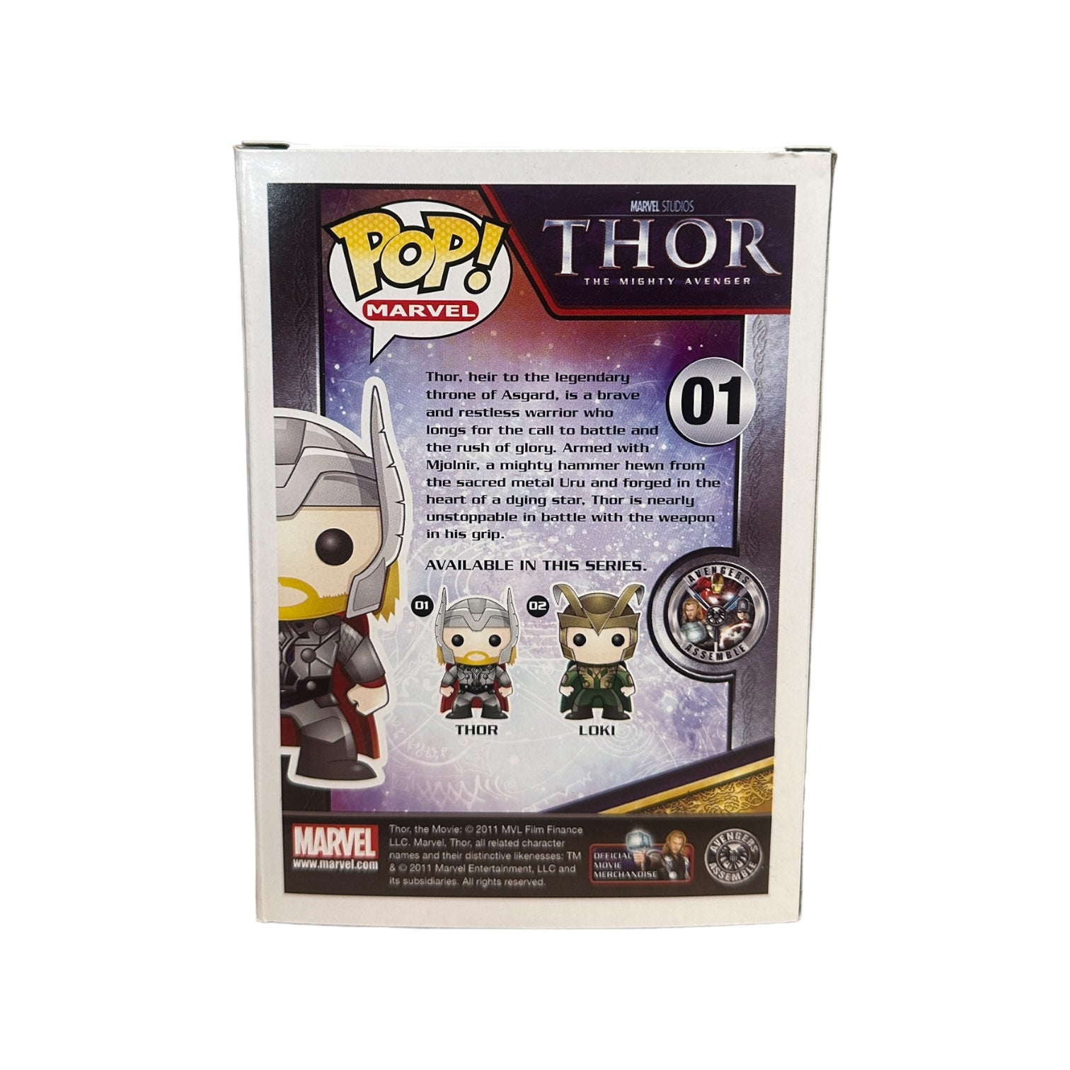 Thor #01 Funko Pop! - Thor: The Mighty Avenger - 2013 Pop! - Condition 9/10