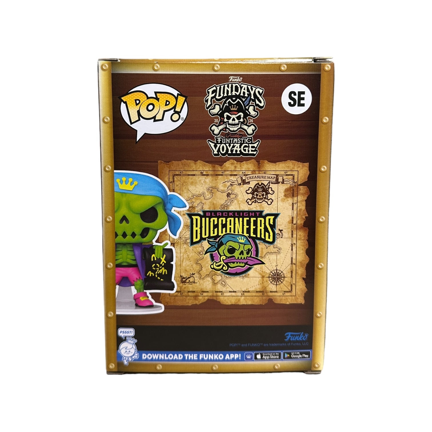 Blacklight Buccaneers (Glows in the Dark) Funko Pop! - Freddy's Funtastic Voyage 2024 Show Edition LE900 Pcs - Condition 9/10