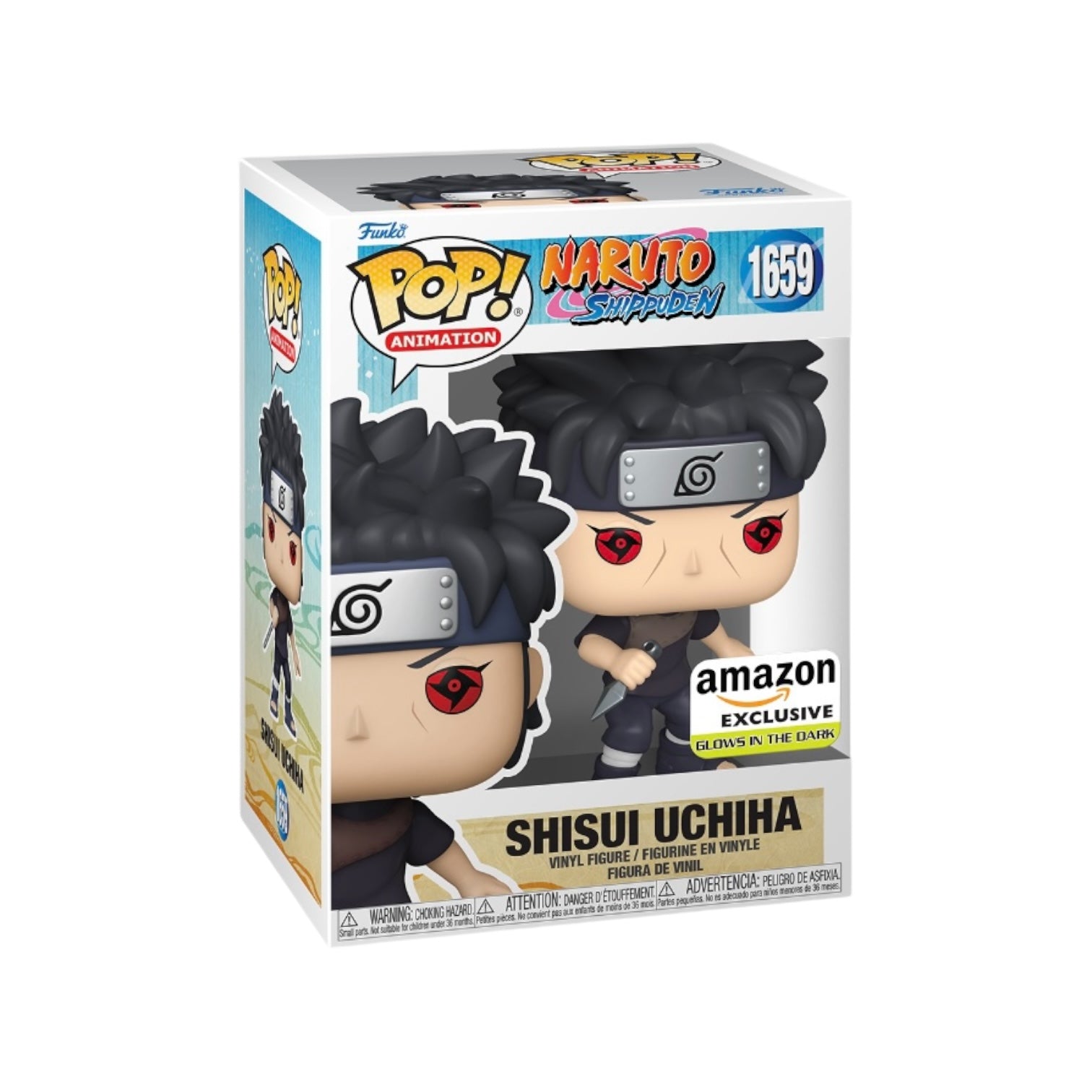 Shisui Uchiha #1659 (Glows in the Dark) Funko Pop! - Naruto Shippuden - Amazon Exclusive