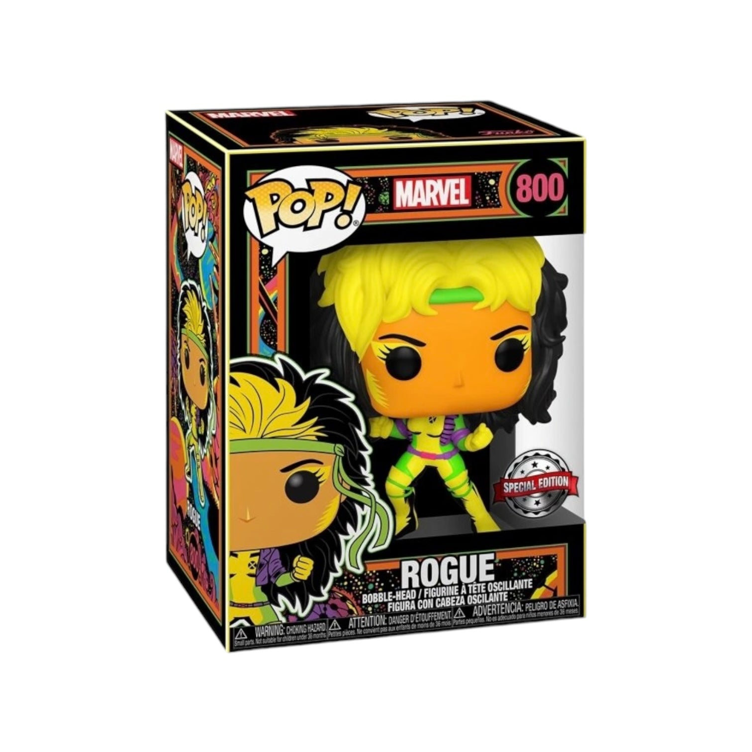 Rogue #800 (Blacklight) Funko Pop! - Marvel - Special Edition