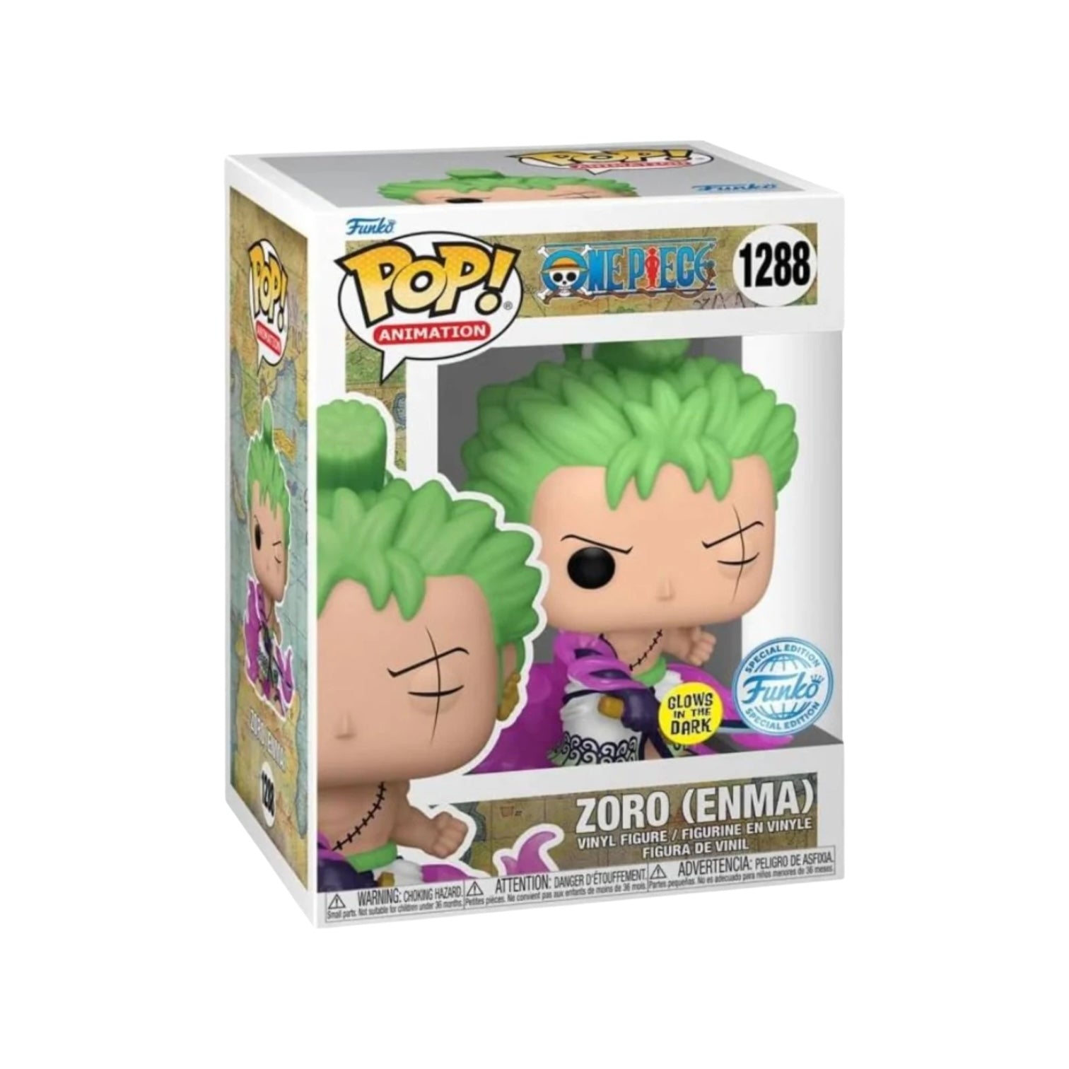 Zoro (Enma) #1288 (Glows in the Dark) Funko Pop! - One Piece - Special Edition