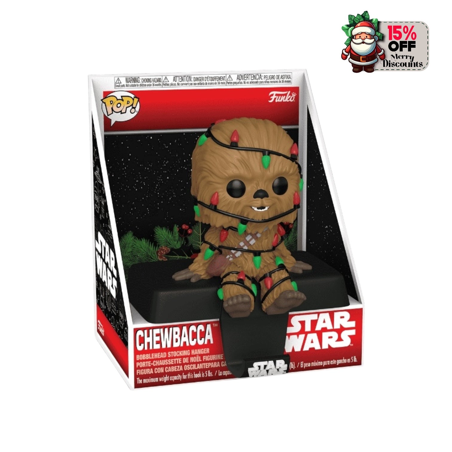 Chewbacca - Star Wars Funko Stocking Hanger