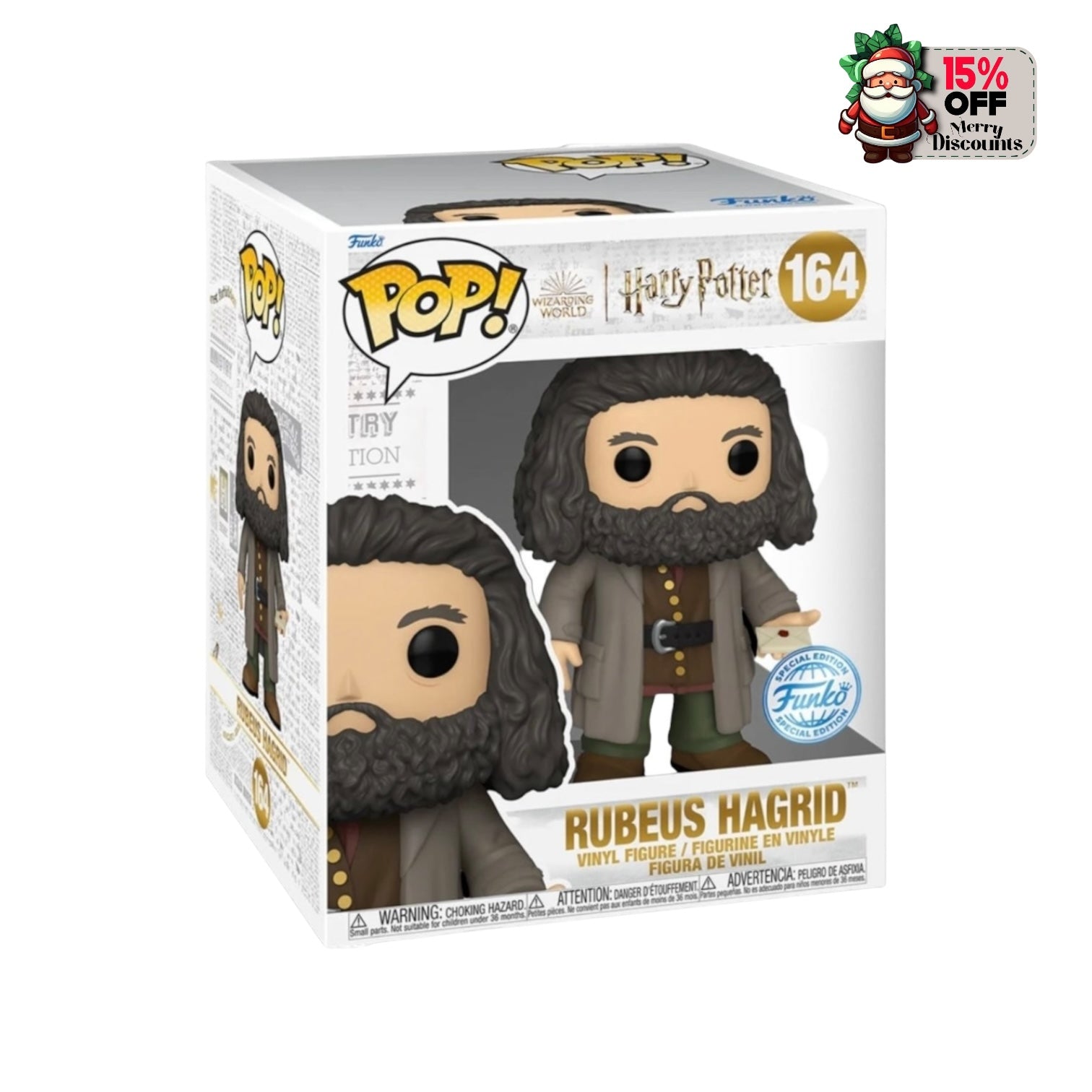 Rubeus Hagrid Deluxe #164 Funko Pop! - Harry Potter - Special Edition