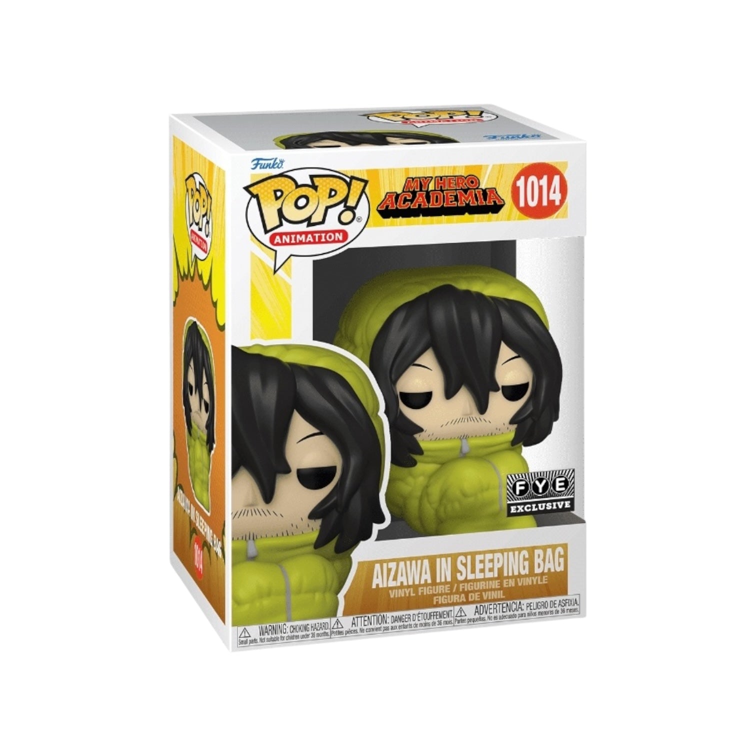 Aizawa in Sleeping Bag #1014 Funko Pop - My Hero Academia - FYE Exclusive