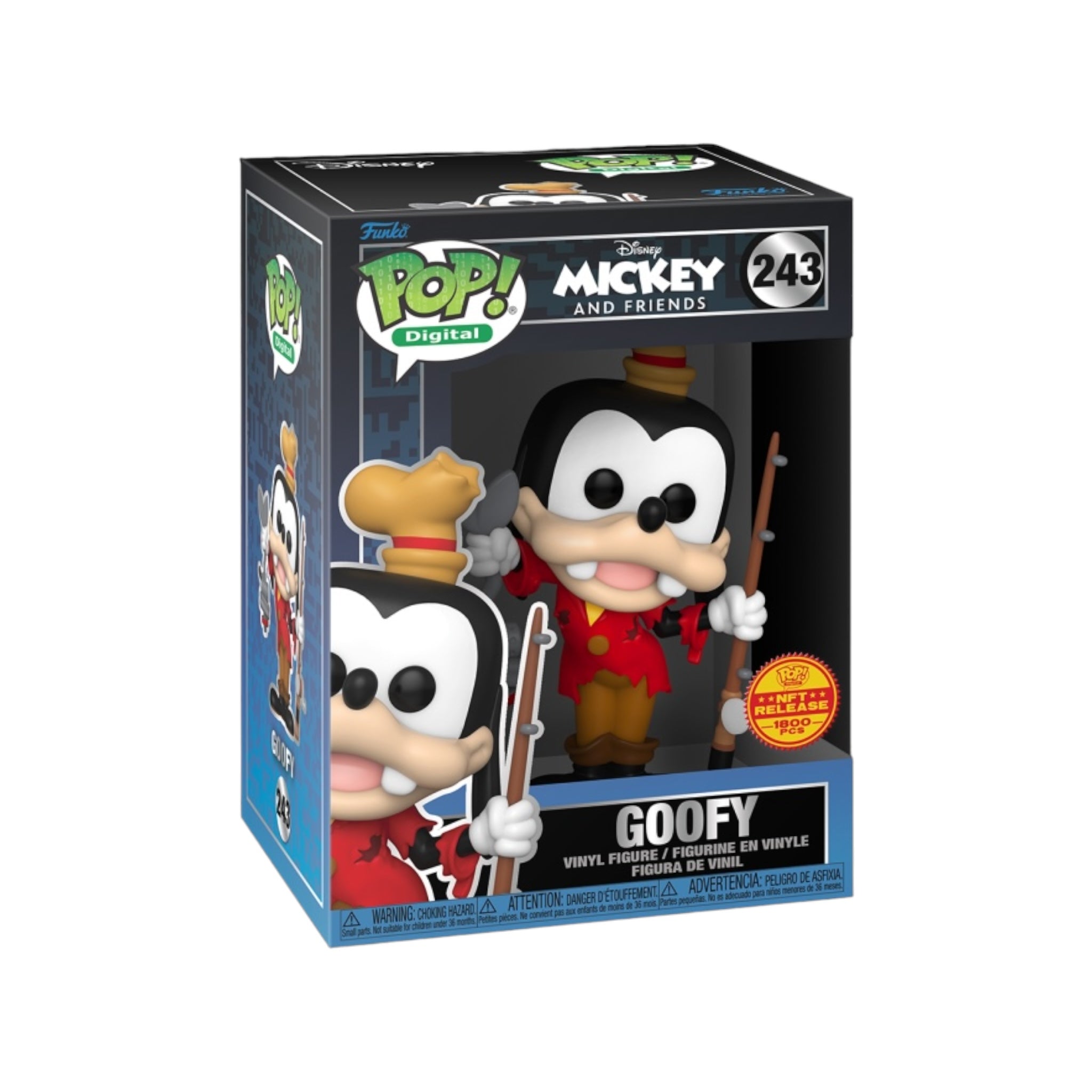 Goofy #243 Funko Pop! - Mickey and Friends - NFT Release Exclusive LE1800 Pcs