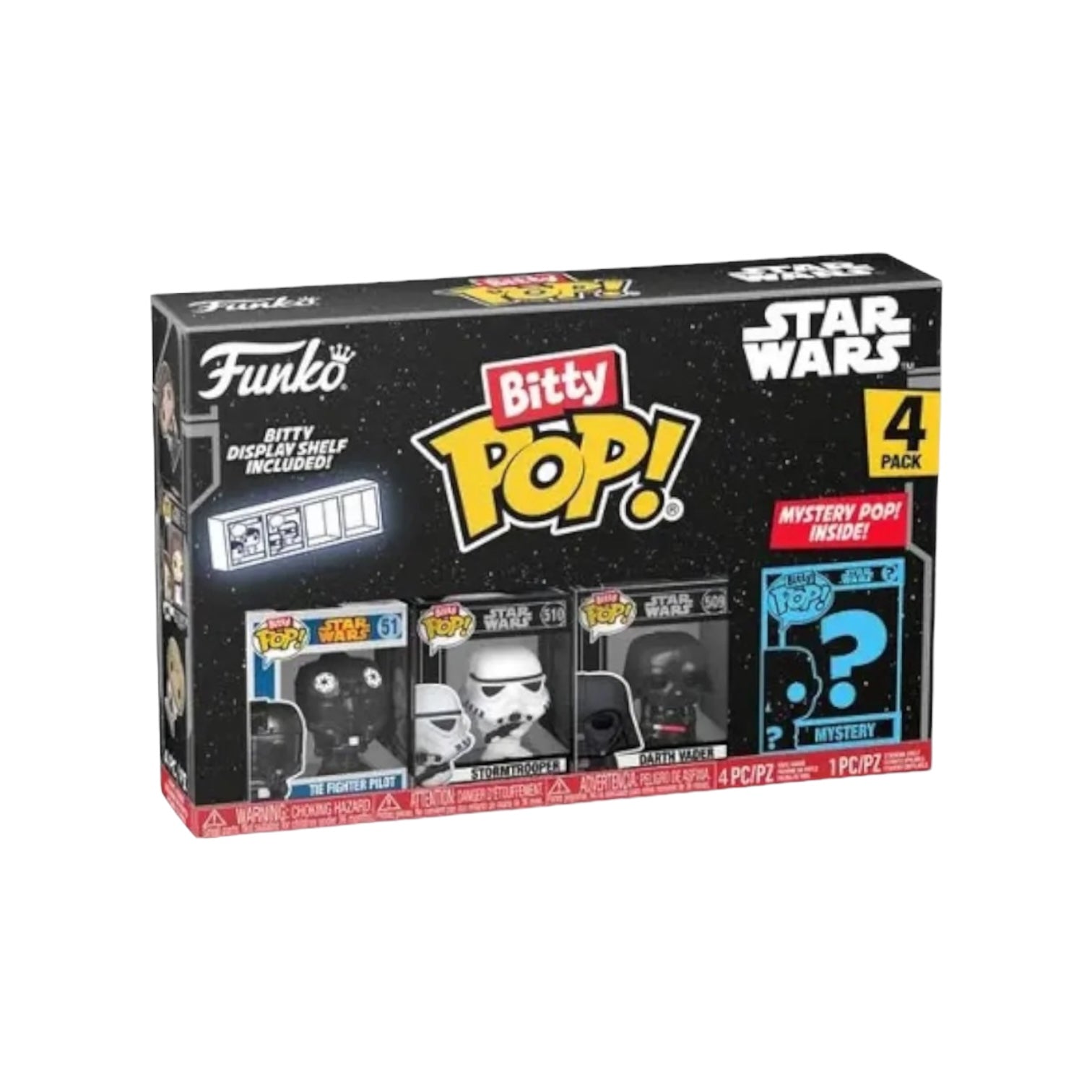 Darth Vader 4 Pack Bitty Funko POP! - Star Wars - Chance Of Chase