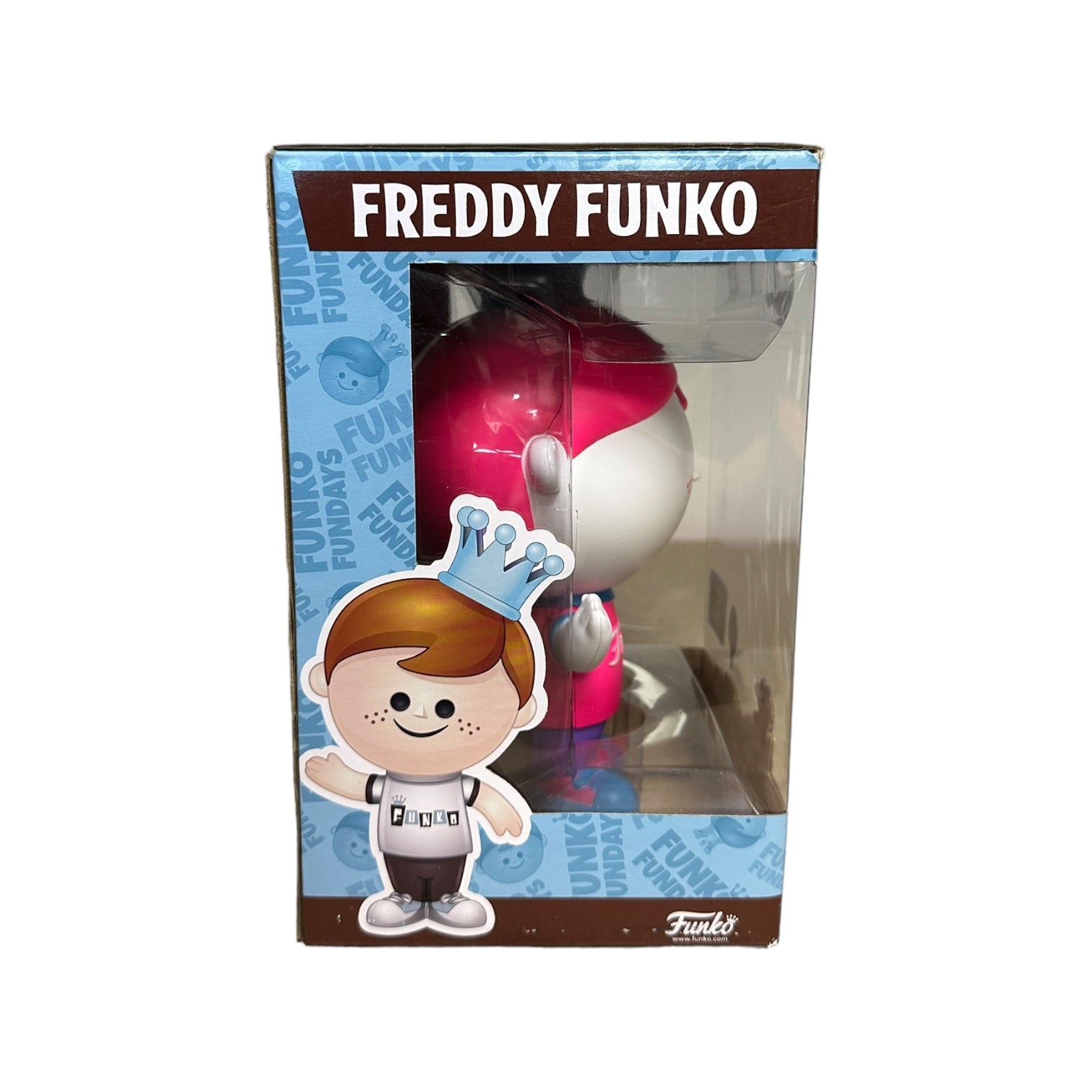 Freddy Funko Black Light (White & Pink) Funko Retro Vinyl Figure! - SDCC 2017 Exclusive LE100 Pcs - Condition 8/10