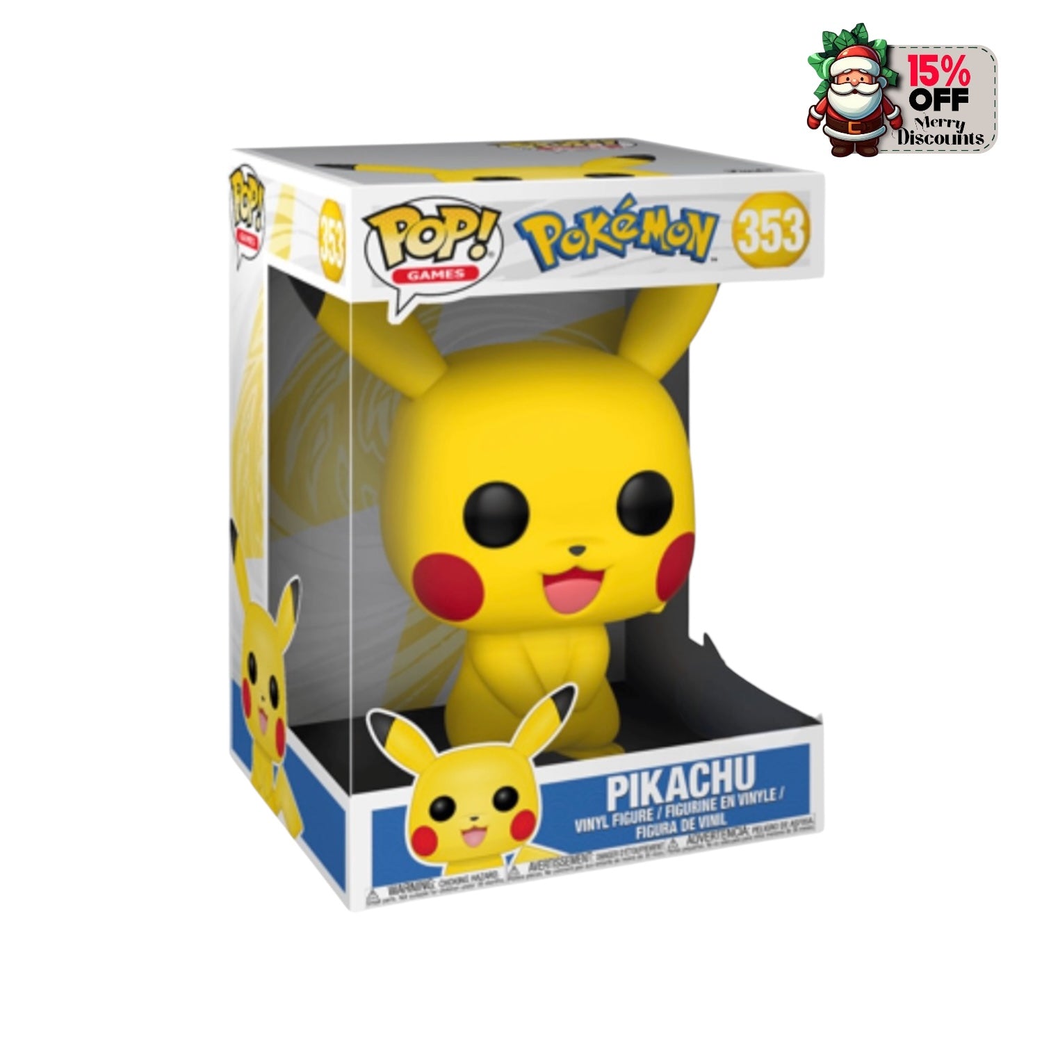 Pikachu #353 10" Funko Pop! - Pokémon