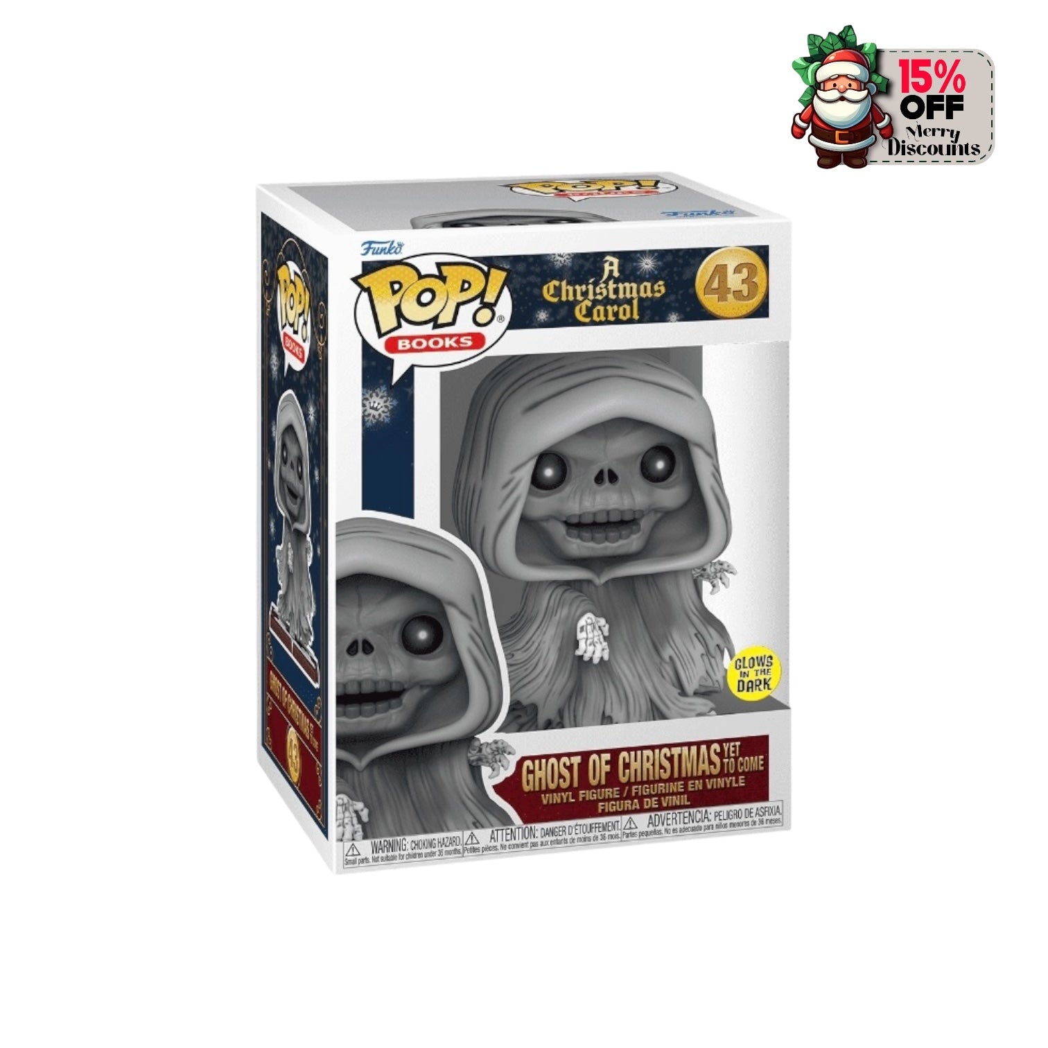 Ghost of Christmas Yet To Come (Glows in the Dark) #43 Funko Pop! - A Christmas Carol