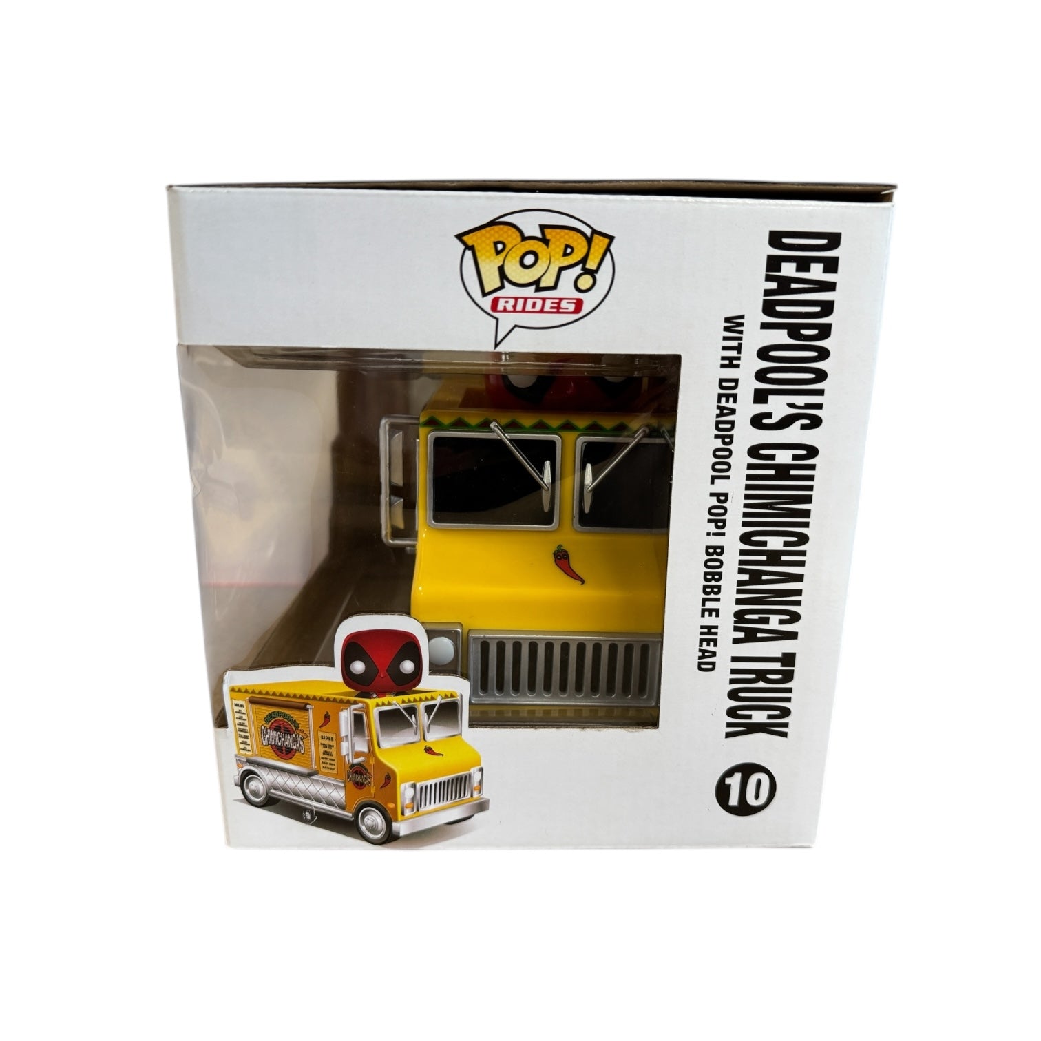 Deadpool's Chimichanga Truck #10 Funko Pop Ride! - Marvel - 2015 Pop! - Condition 7.75/10