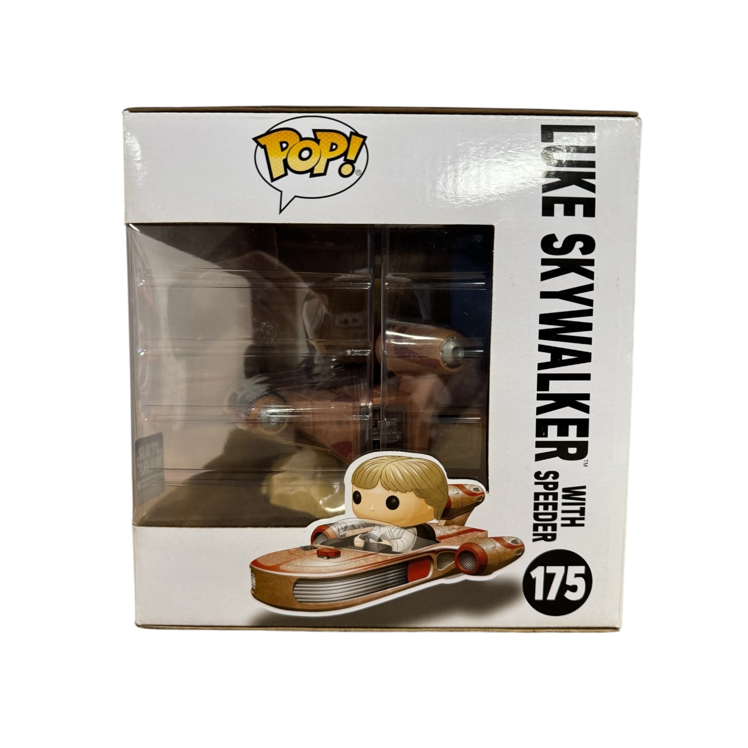 Luke Skywalker with Speeder  #175 Funko Pop! - Star Wars - Smugglers Bounty Exclusive - Condition 9/10