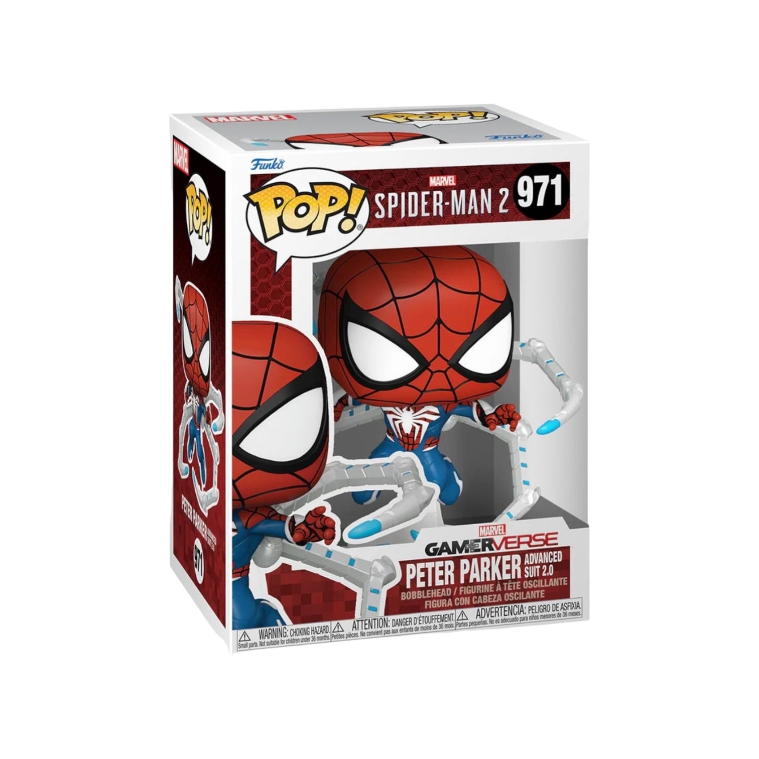 Peter Parker Advanced Suit 2.0 #971 Funko Pop! - Spider-Man 2 - Gamerverse