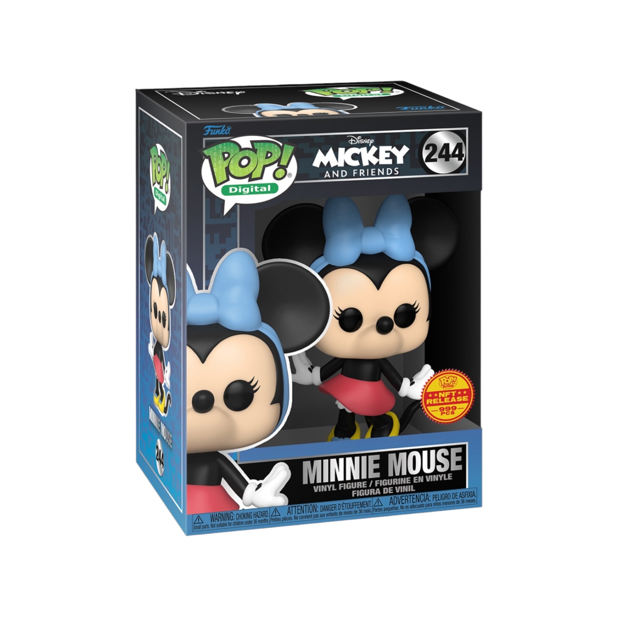Minnie Mouse #244 Funko Pop! - Mickey and Friends - NFT Release Exclusive LE999 Pcs