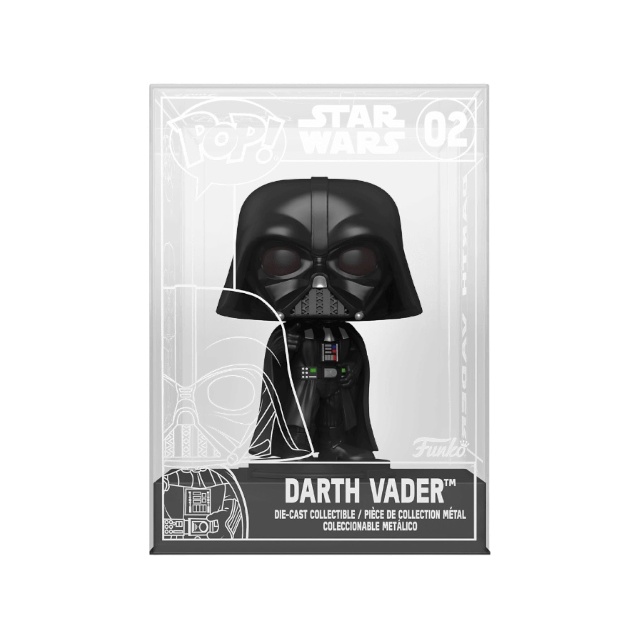 Darth Vader #02 Funko Pop Die-Cast! - Star Wars - Funko Shop Exclusive - Unsealed