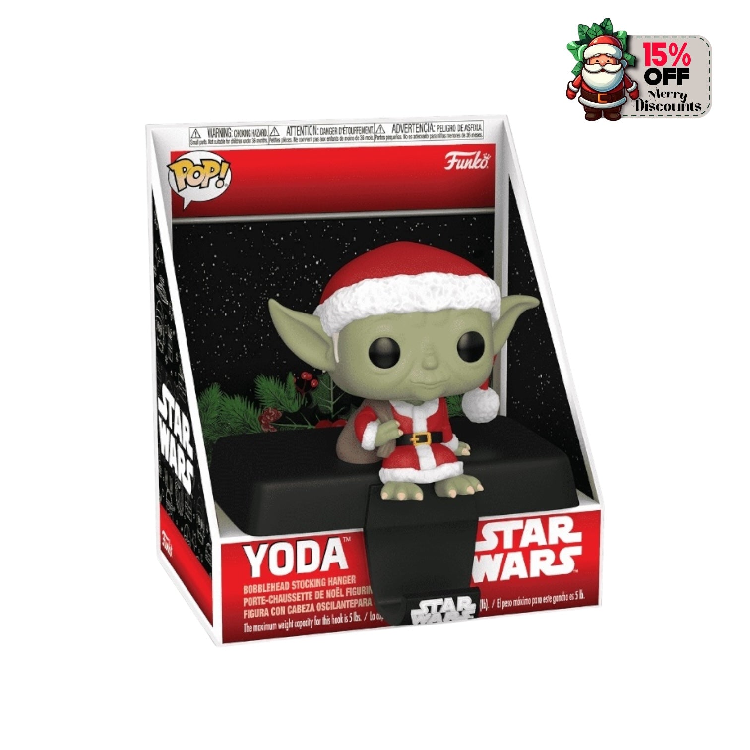 Yoda - Star Wars Funko Stocking Hanger