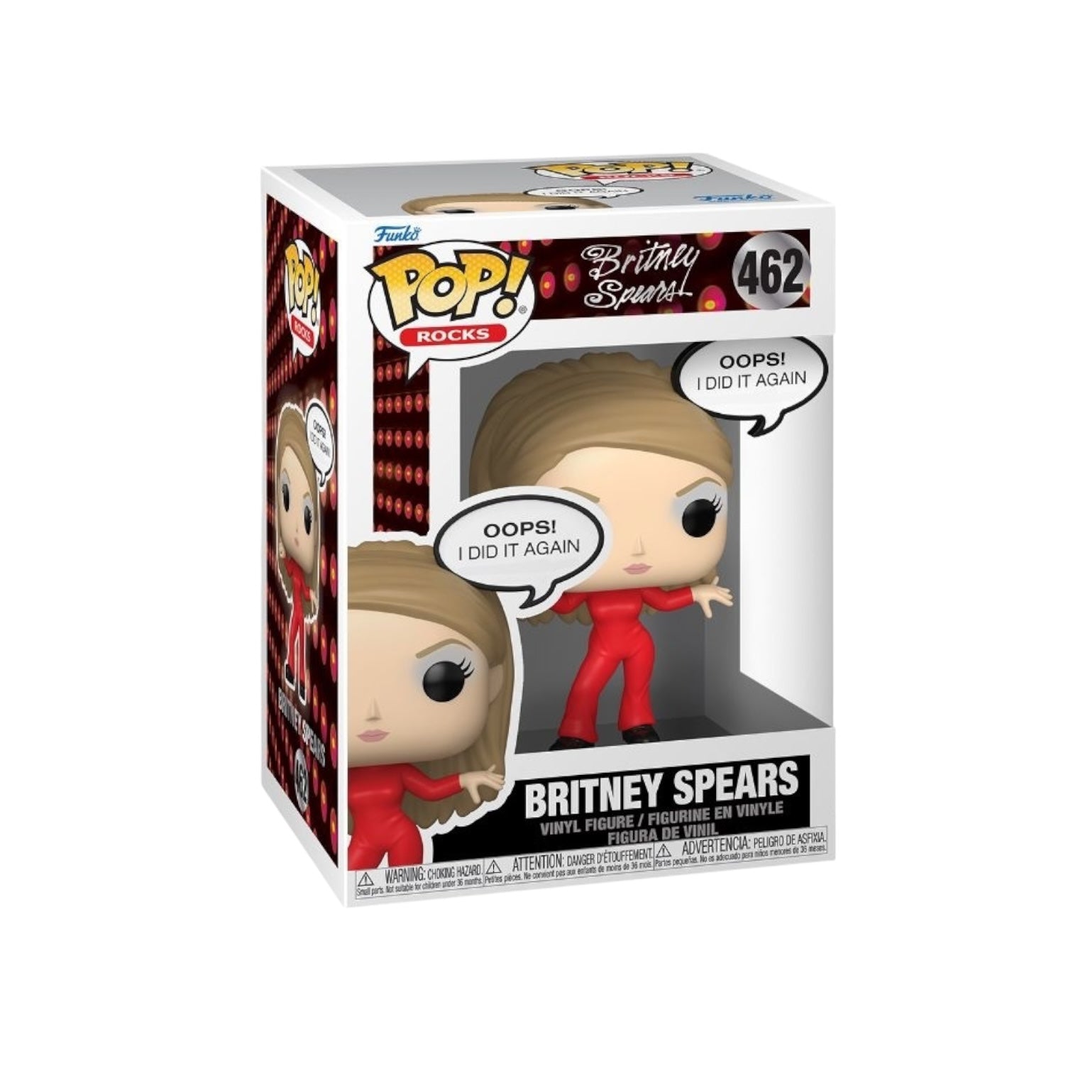 Britney Spears #462 (Oops I Did it again)  Funko Sayings Pop - Britney Spear - PREORDER