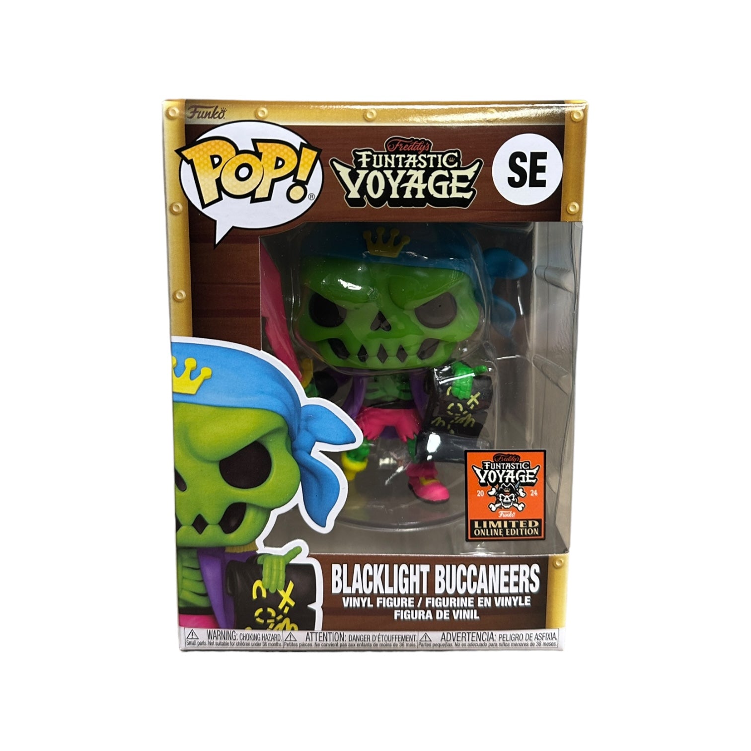 Blacklight Buccaneers Funko Pop! - Freddy's Funtastic Voyage 2024 Online Edition