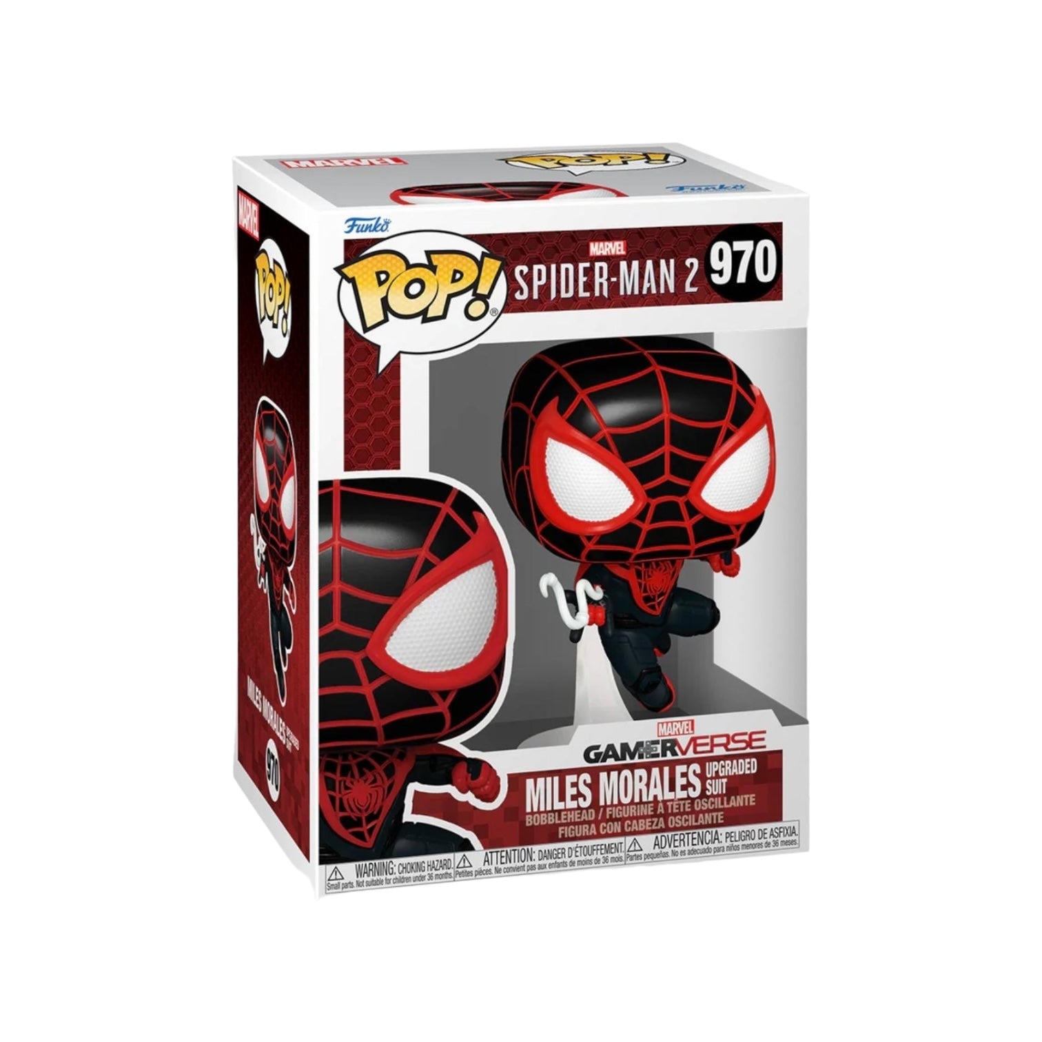 Miles Morales Upgraded Suit #970 Funko Pop! - Spider-Man 2 - Gamerverse