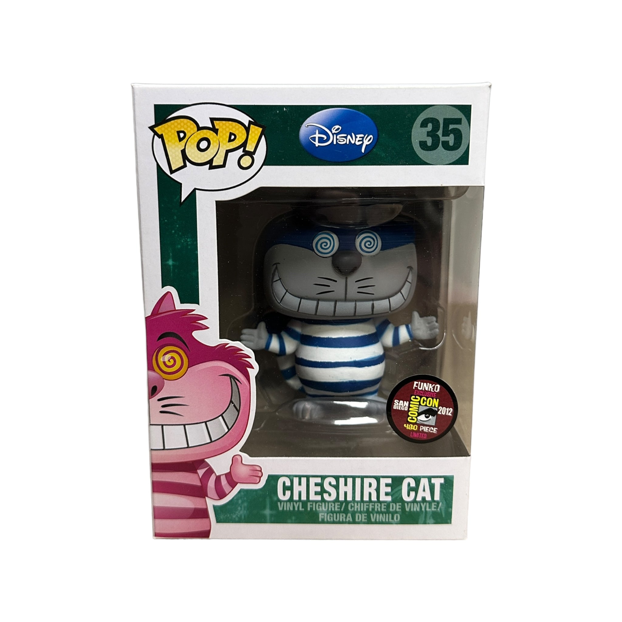 Cheshire Cat #35 (Blue) Funko Pop! - Disney Series 3 - SDCC 2012 Exclusive LE480 Pcs - Condition 7/10