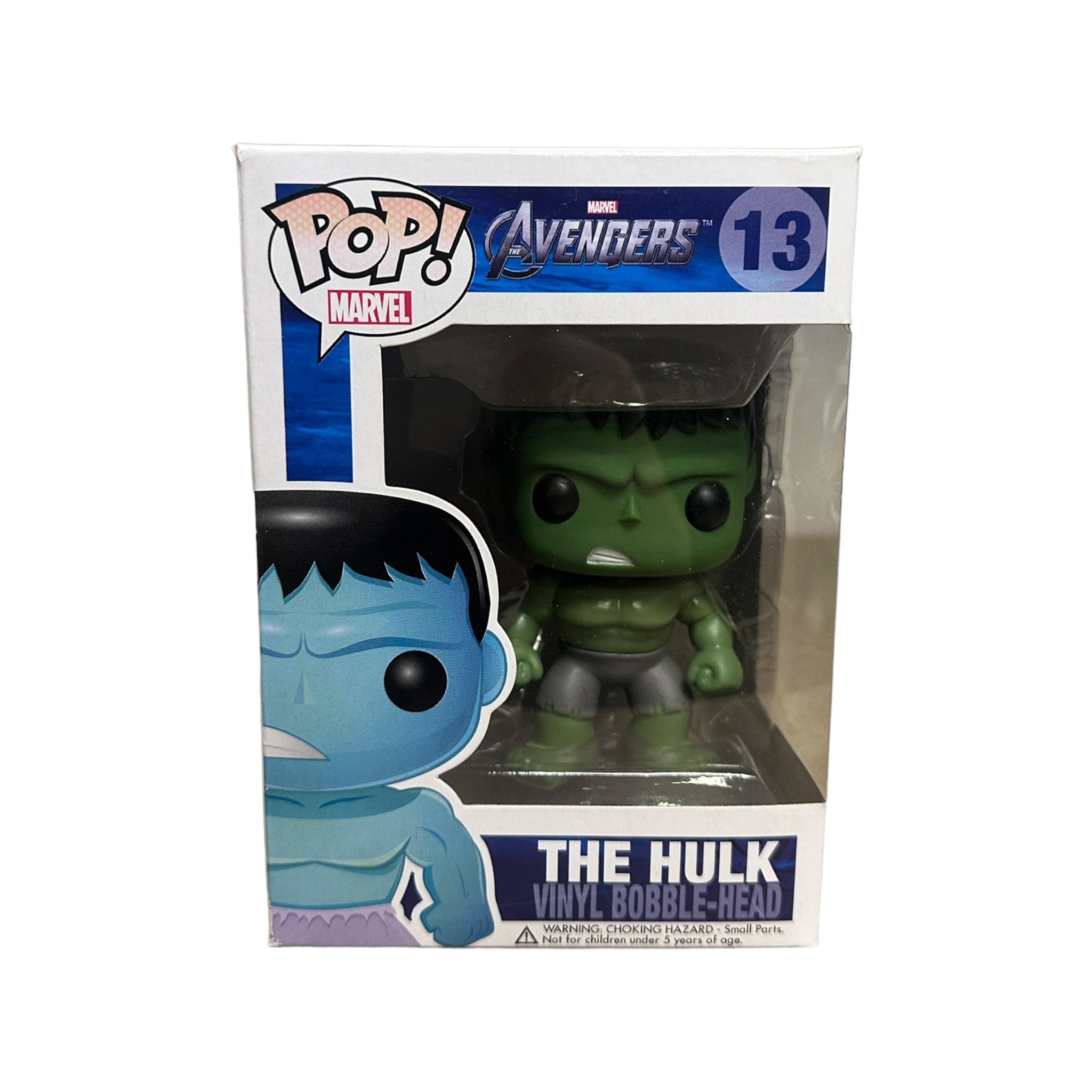 The Hulk #13 (Large Writing) Funko Pop! - The Avengers - 2012 Pop! - Condition 6.5/10