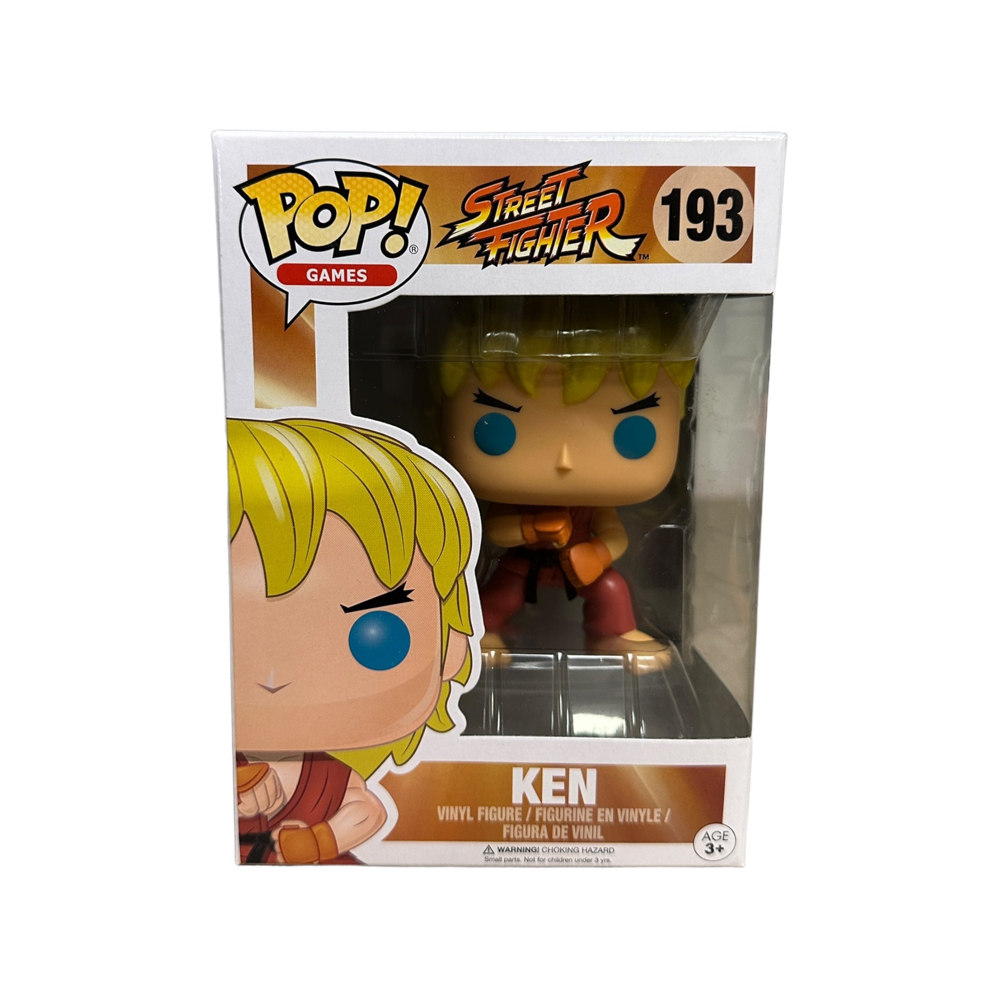 Ken #193 Funko Pop! - Street Fighter - 2016 Pop! - Condition 8/10