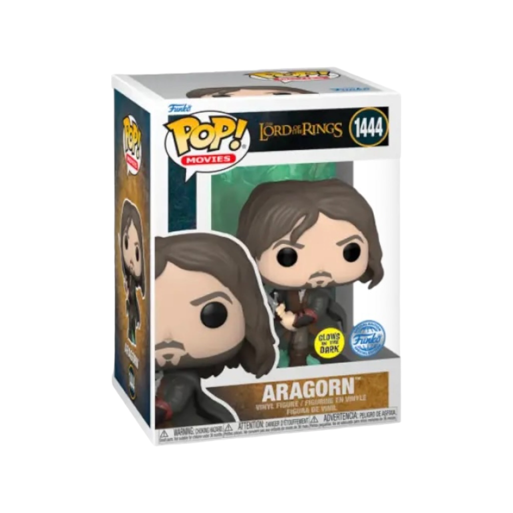 Aragorn #1444 (Glows in the Dark) Funko Pop! - The Lord of The Rings - Special Edition