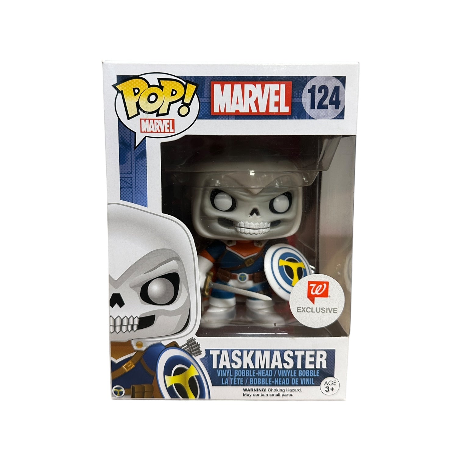 Taskmaster #124 (Error Glow) Funko Pop! - Marvel - Walgreens Exclusive - Condition 8.75/10