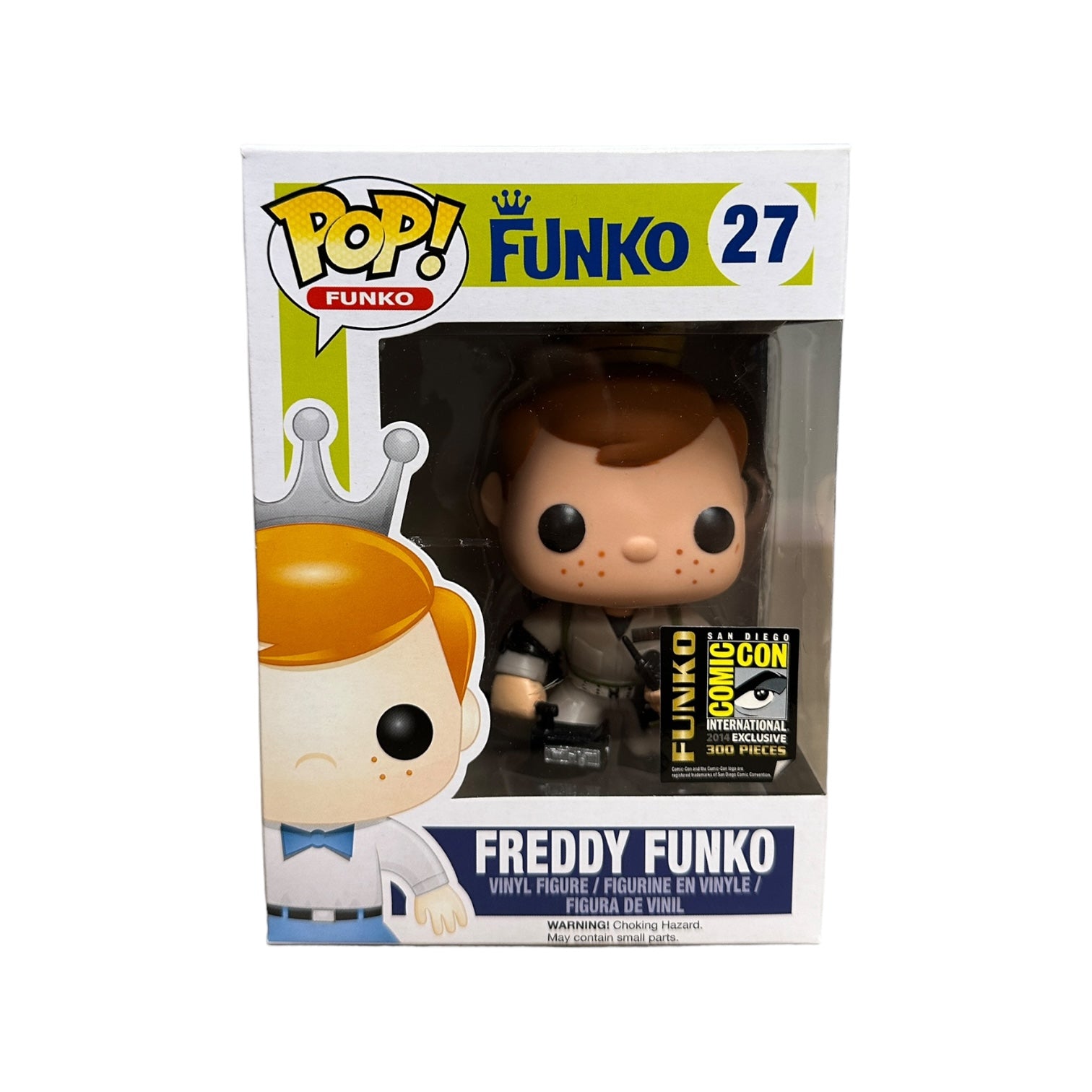 Freddy Funko as Ray Stantz #27 Funko Pop! - SDCC 2014 Exclusive LE300 Pcs - Condition 8/10