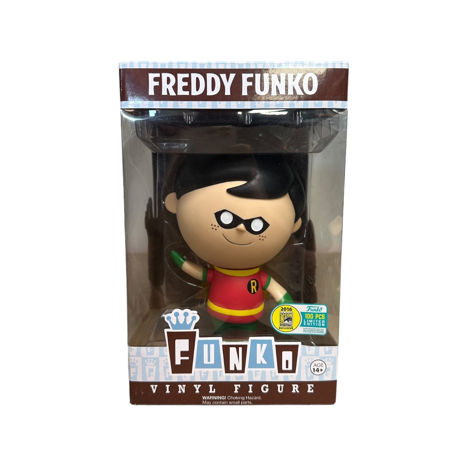 Freddy Funko as Robin Retro Vinyl Figure! - DC - SDCC 2016 Exclusive LE100 Pcs - Condition 7.5/10