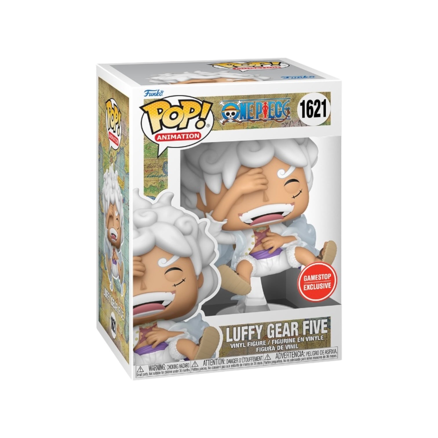 Luffy Gear Five #1621 (Laughing) Funko Pop! - One Piece - GameStop Exclusive