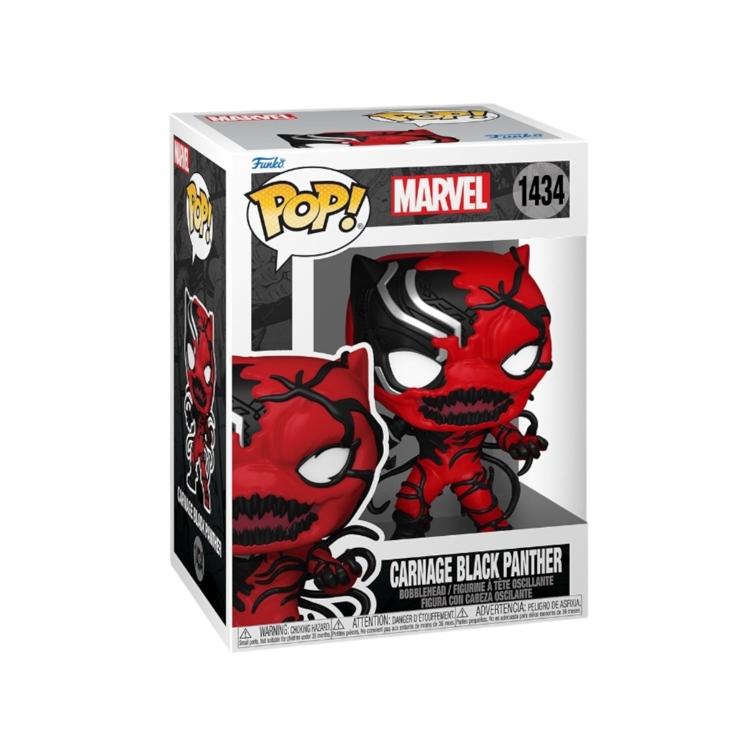 Carnage Black Panther #1434 Funko Pop! - Marvel Carnage - PREORDER