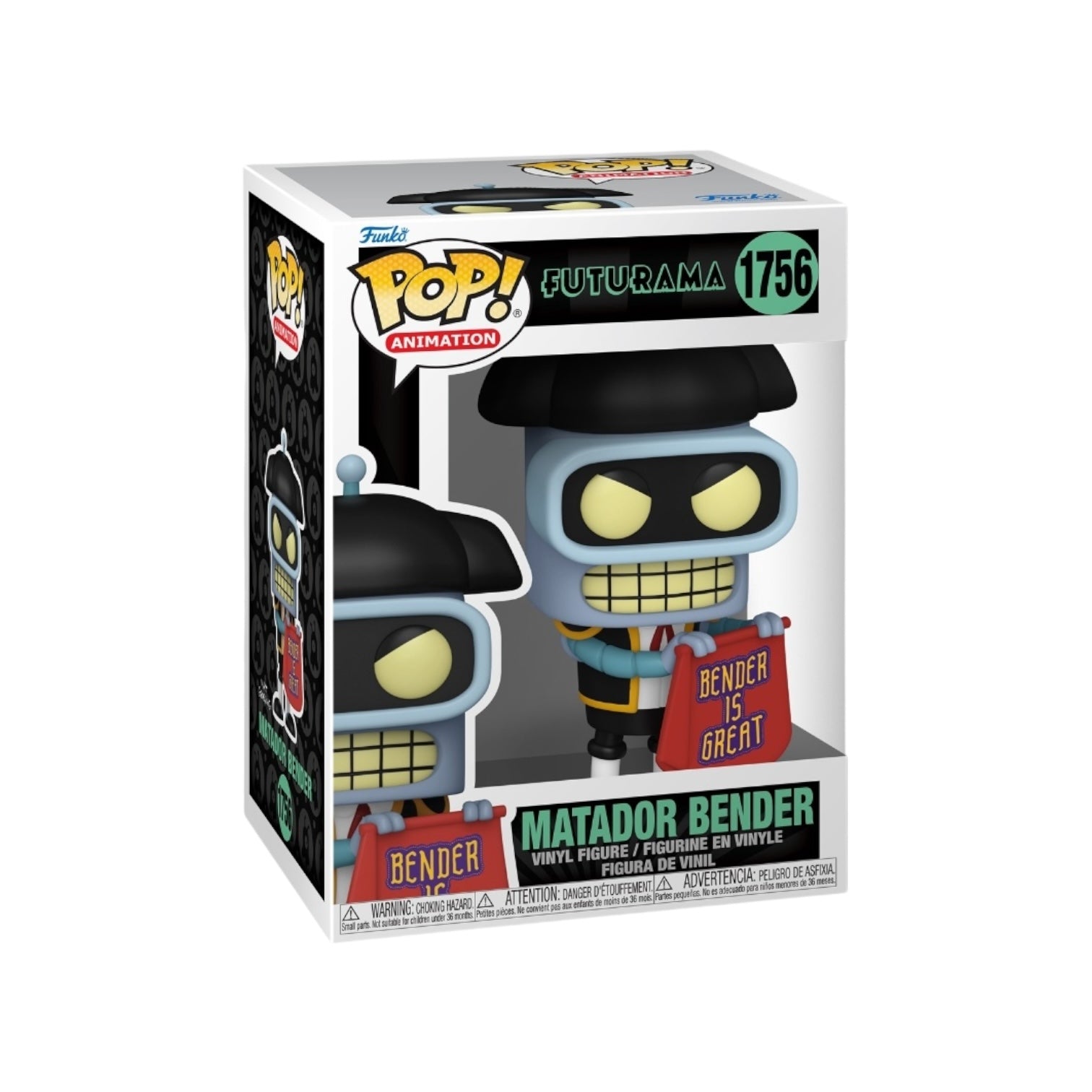 Matador Bender #1756 Funko Pop! - Futurama - PREORDER