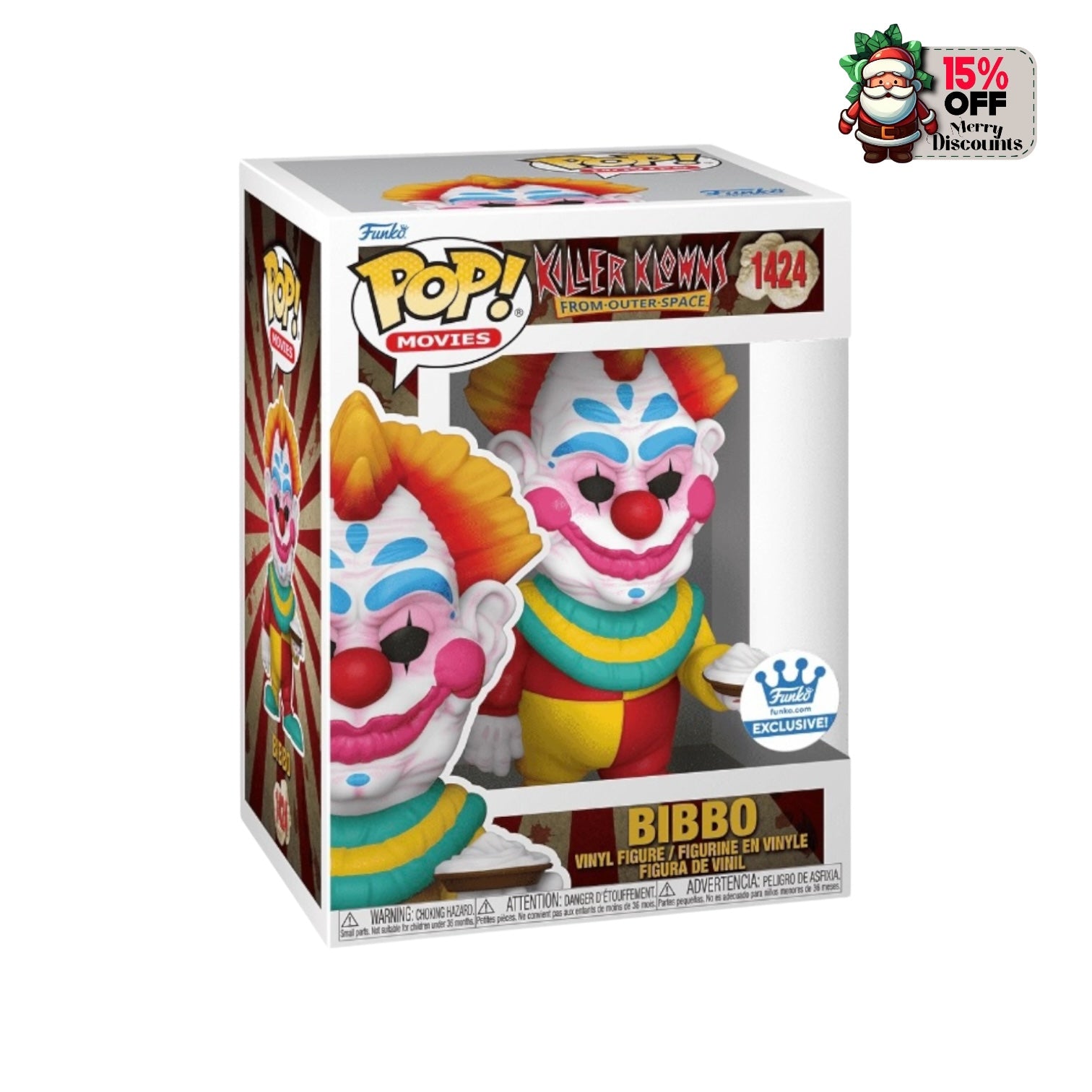 Bibbo #1424 Funko Pop! - Killer Klowns From Outer Space - Funko Shop Exclusive