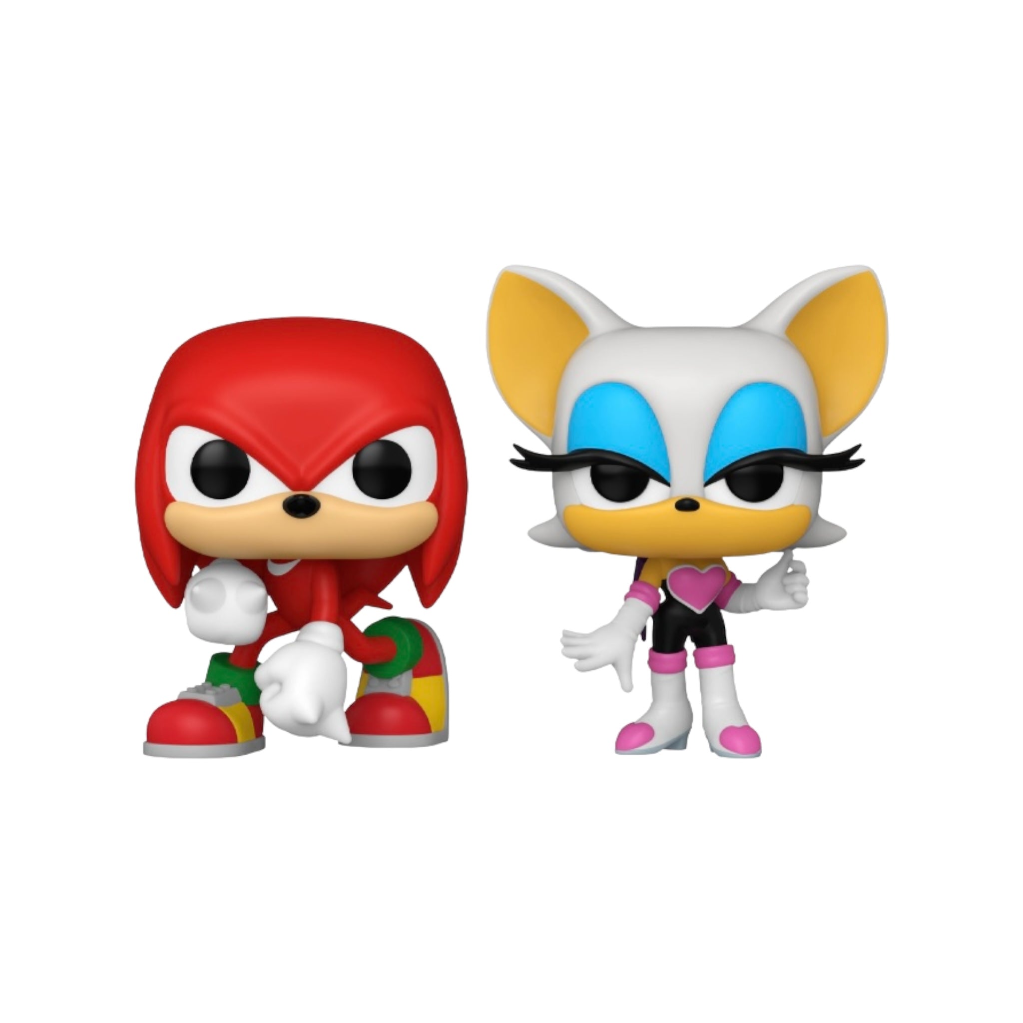 Knuckles & Rouge 2 Pack Funko Pop! - Sonic The Hedgehog - GameStop Exclusive