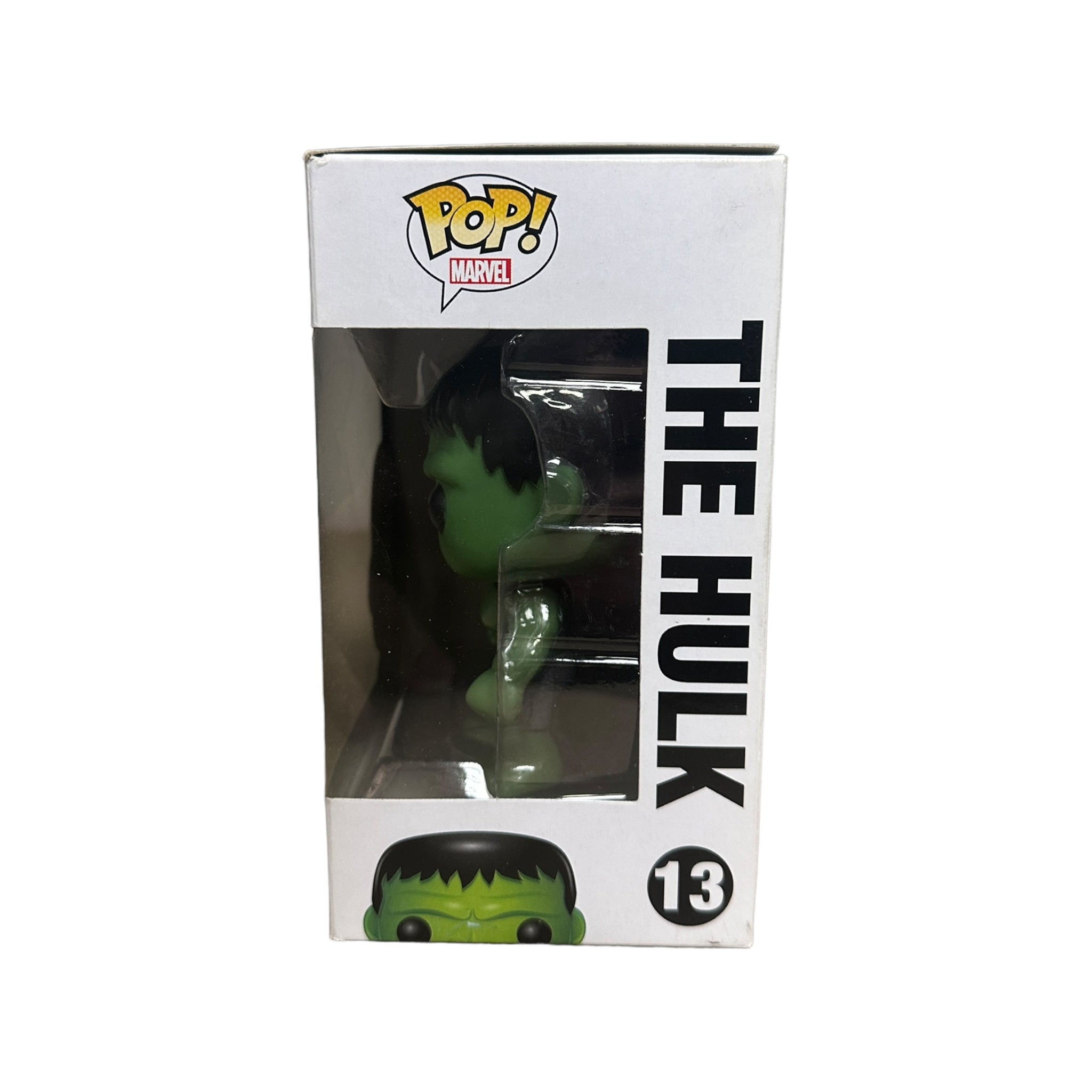 The Hulk #13 (Large Writing) Funko Pop! - The Avengers - 2012 Pop! - Condition 6.5/10