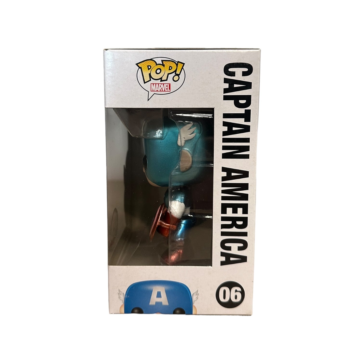 Captain America #06 (Metallic) Funko Pop! - Marvel Universe - SDCC 2011 Exclusive LE480 Pcs - Condition 8.5/10