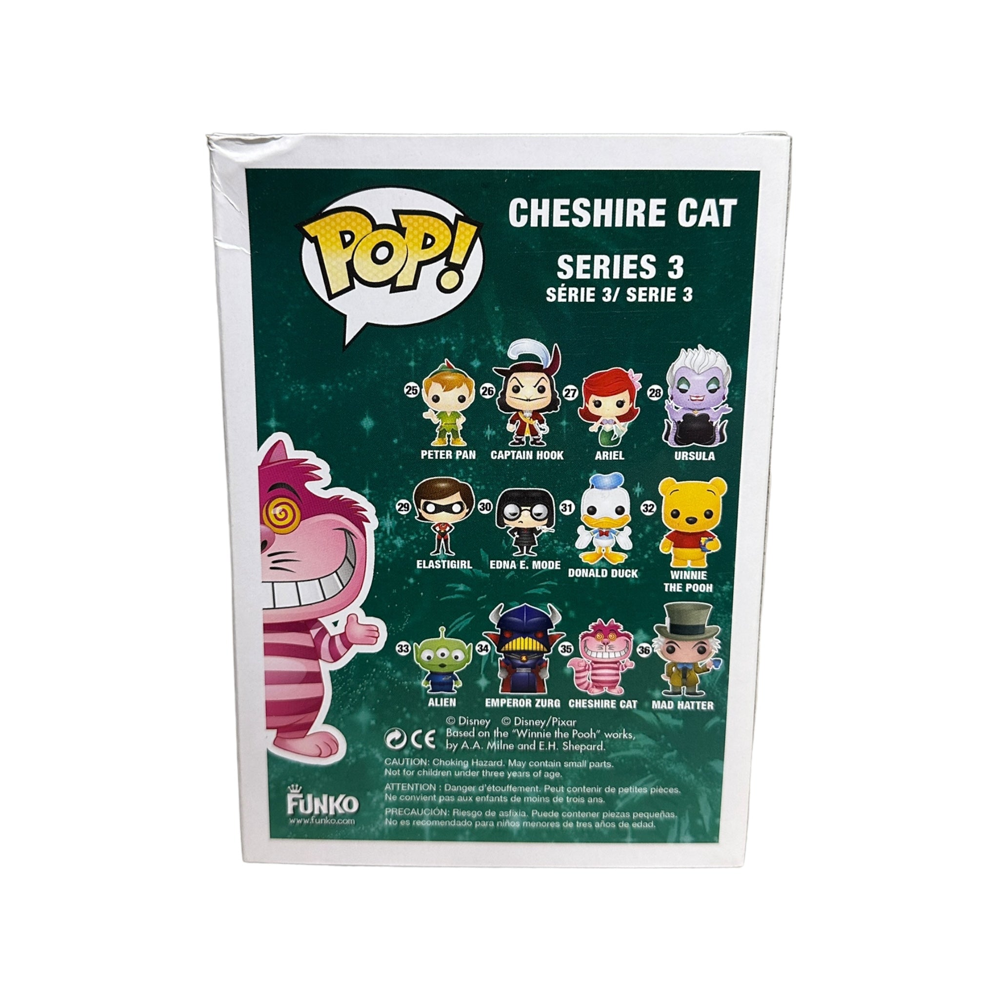 Cheshire Cat #35 (Blue) Funko Pop! - Disney Series 3 - SDCC 2012 Exclusive LE480 Pcs - Condition 7/10