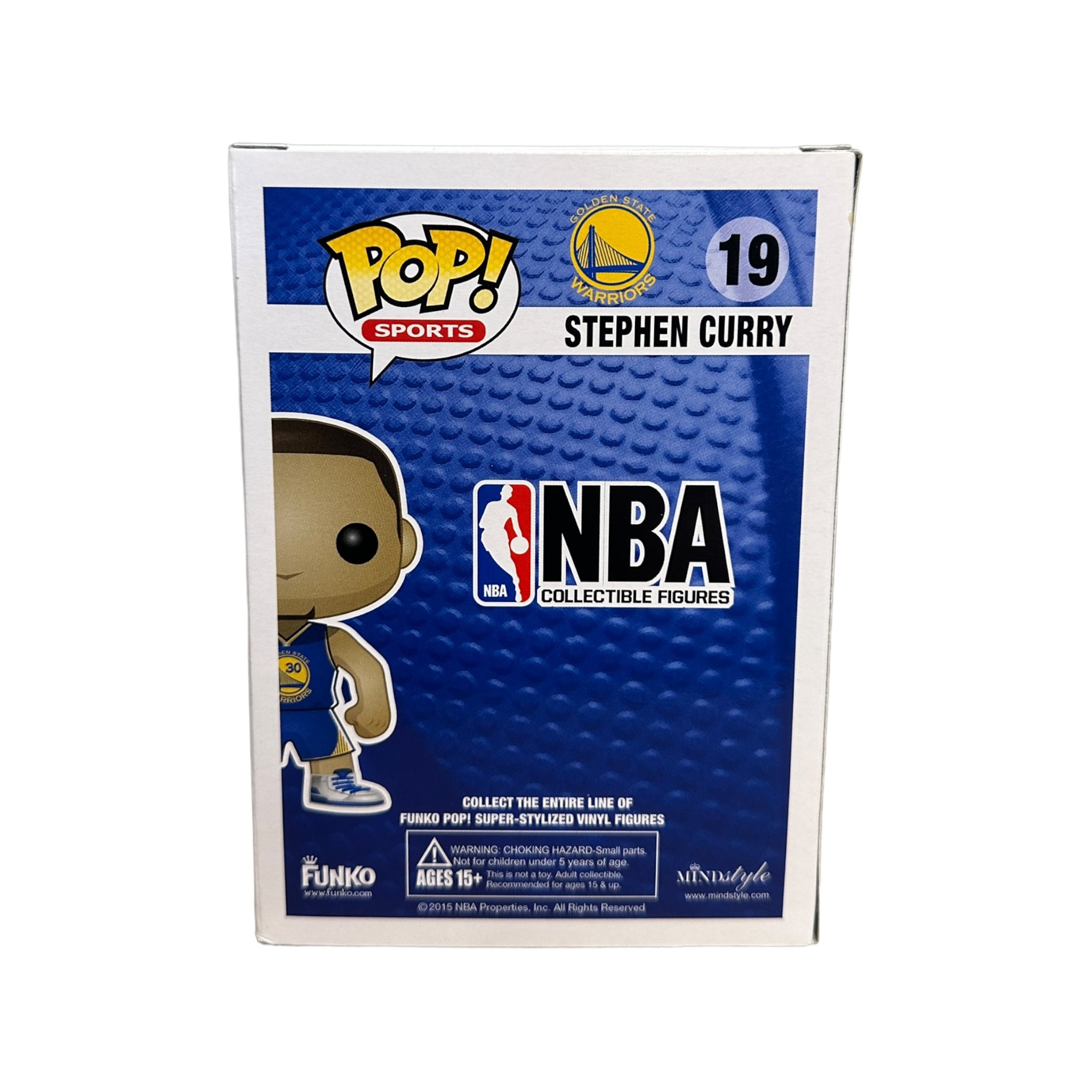 Stephen Curry #19 (Blue Jersey) Funko Pop! - NBA - 2015 Pop! - Condition 8.75/10