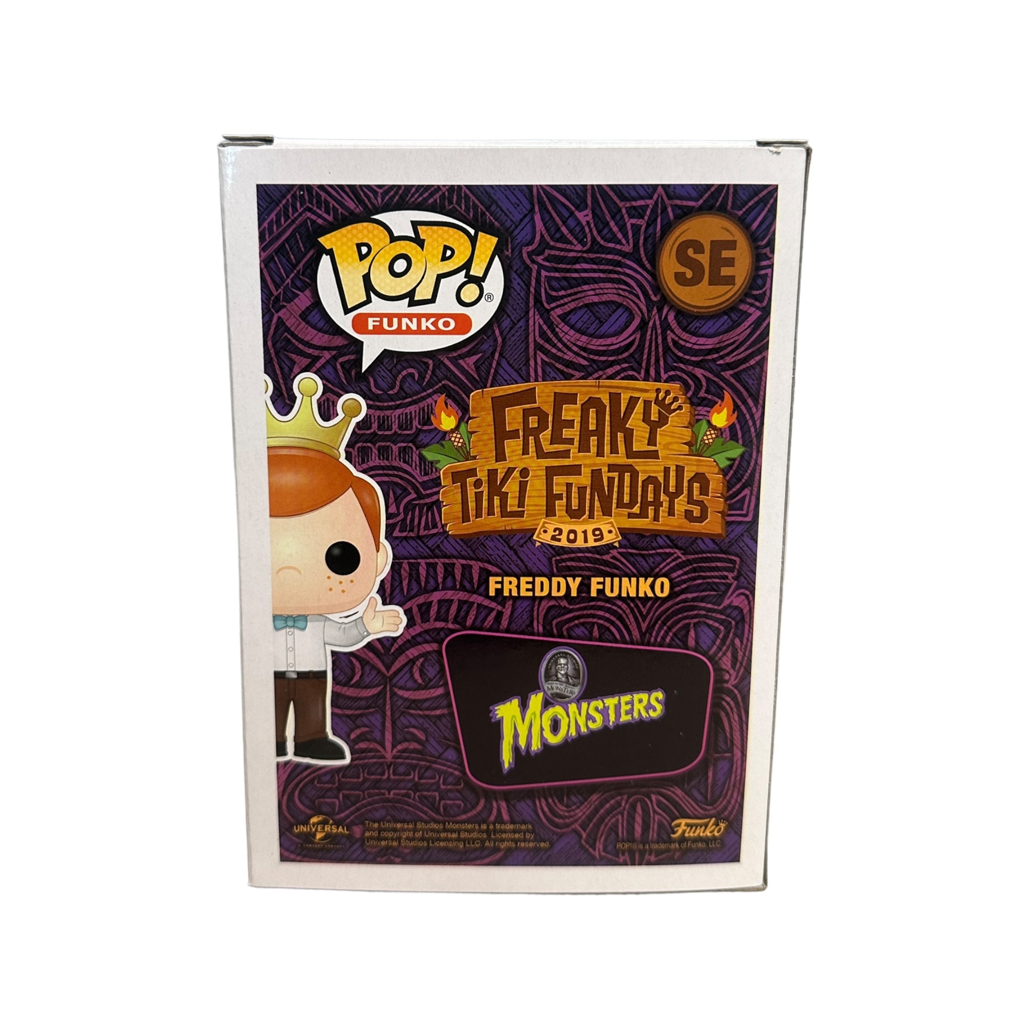 Freddy Funko as Frankenstein (Error Glow Head) Funko Pop! - Universal Monsters - SDCC 2019 Exclusive LE350 Pcs - Condition 8/10