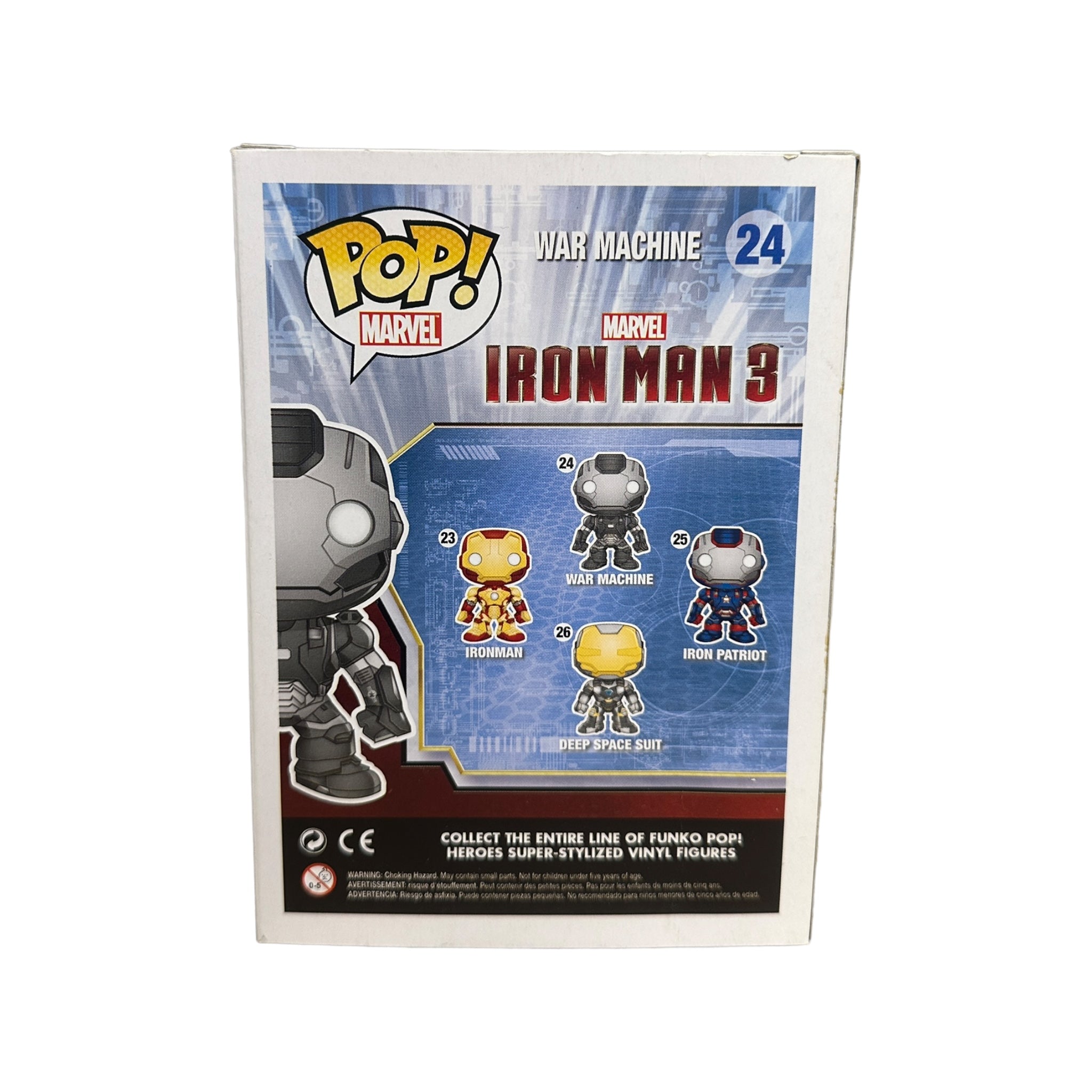 War Machine #24 Funko Pop! - Iron Man 3 - 2013 Pop! - Condition 8/10