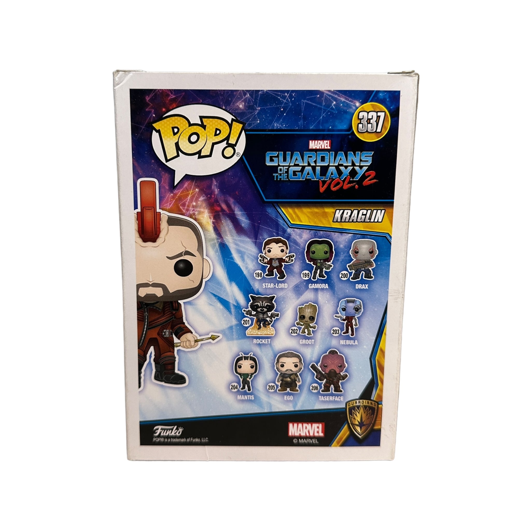 Kraglin #337 Funko Pop! - Guardians of The Galaxy Vol. 2 - SDCC 2018 Official Convention Exclusive - Condition 7/10