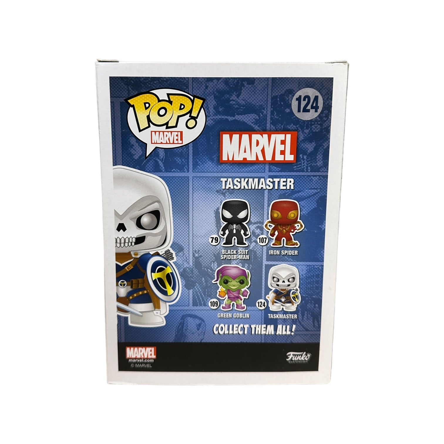 Taskmaster #124 (Error Glow) Funko Pop! - Marvel - Walgreens Exclusive - Condition 8.75/10