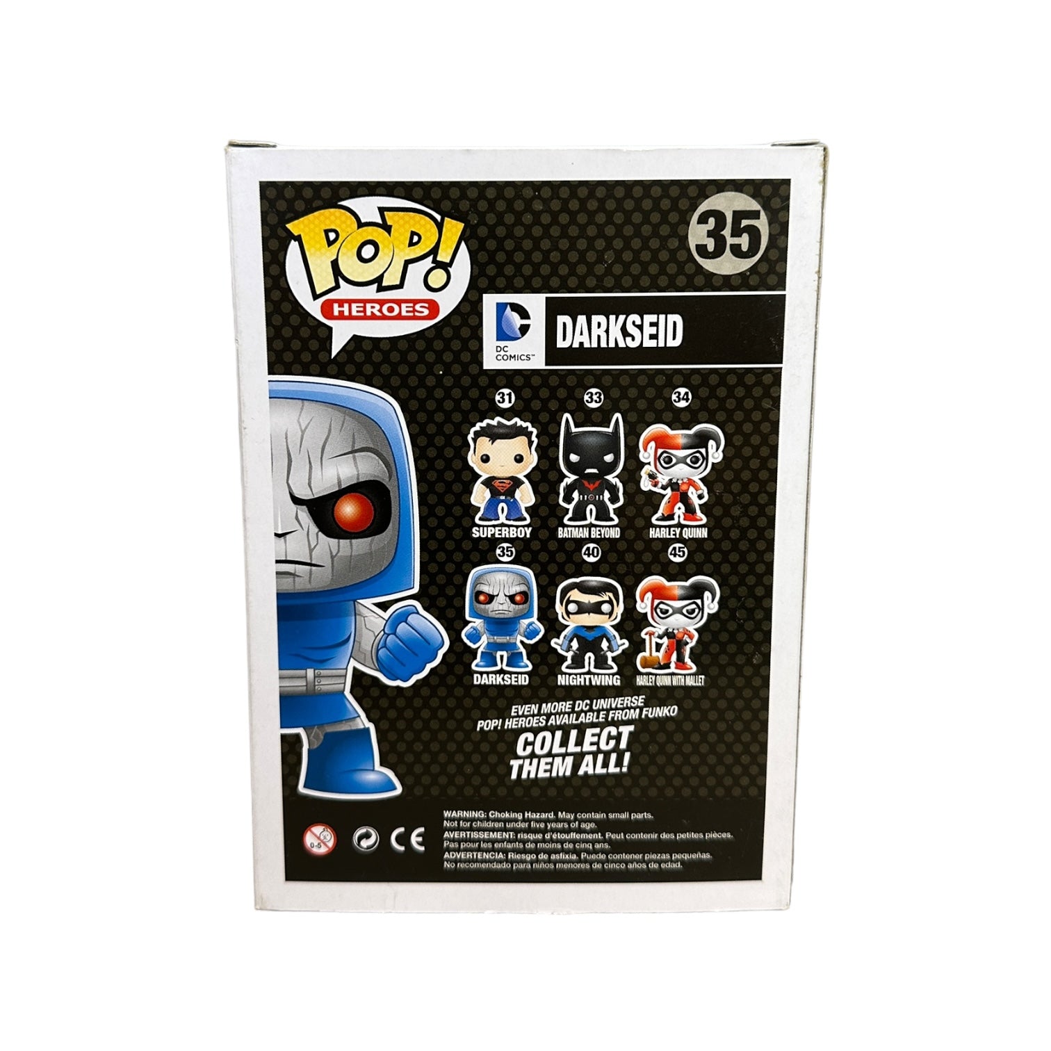 Darkseid #35 Funko Pop! - DC Comics - 2013 Pop! - Condition 8.75/10