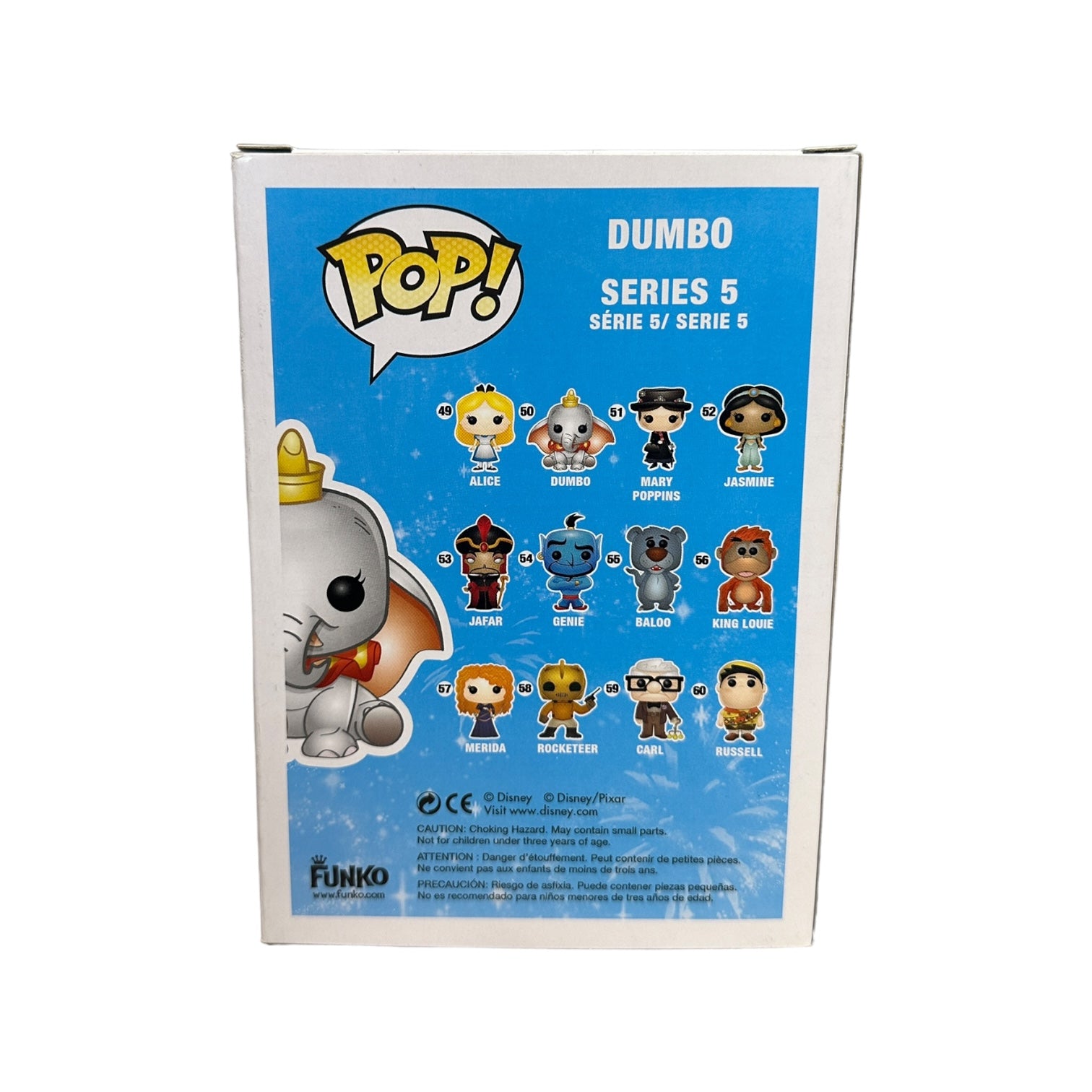 Dumbo #50 (Metallic) Funko Pop! - Disney Series 5 - SDCC 2013 Exclusive LE480 Pcs - Condition 8/10