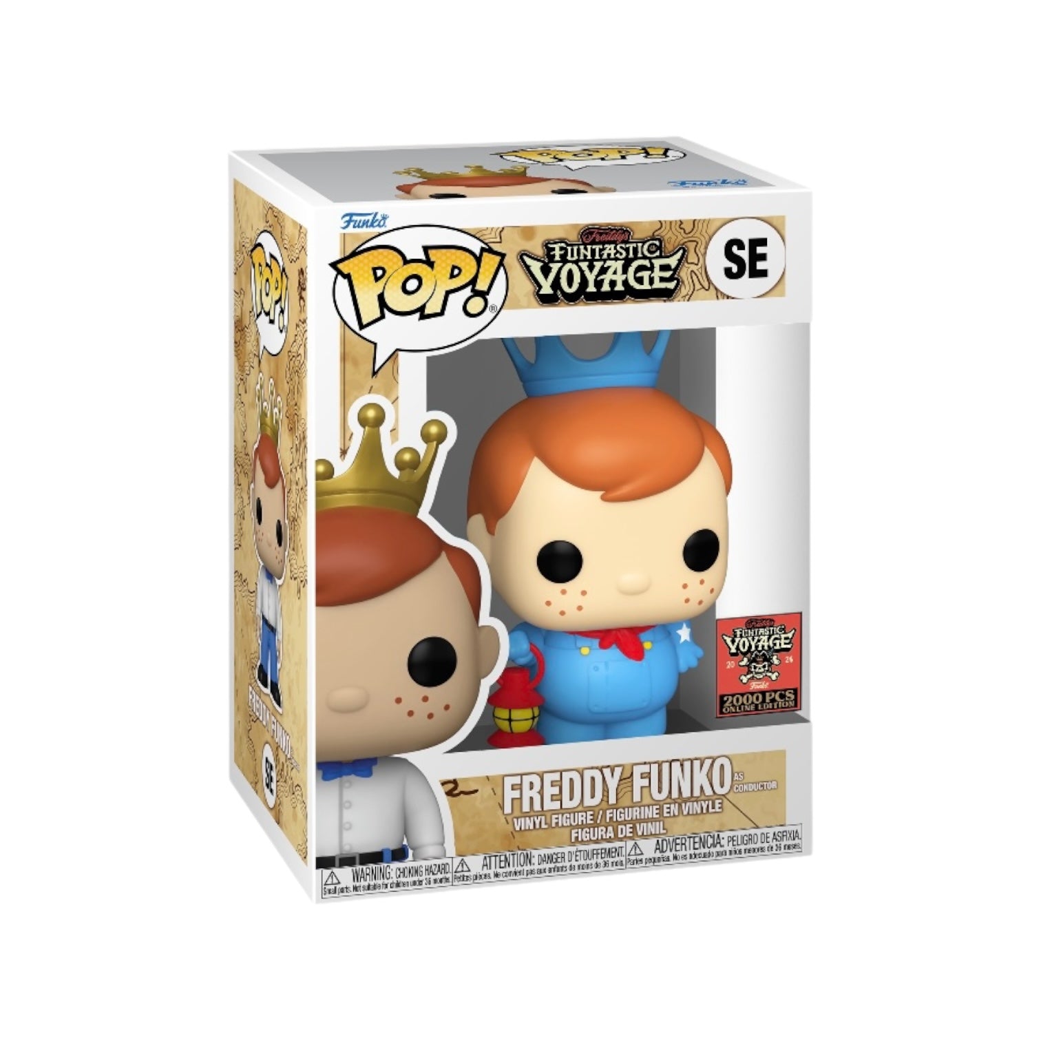 Freddy Funko as Conductor Funko Pop! - Schoolhouse Rock! - Freddy's Funtastic Voyage 2024 Online Edition LE2000 Pcs