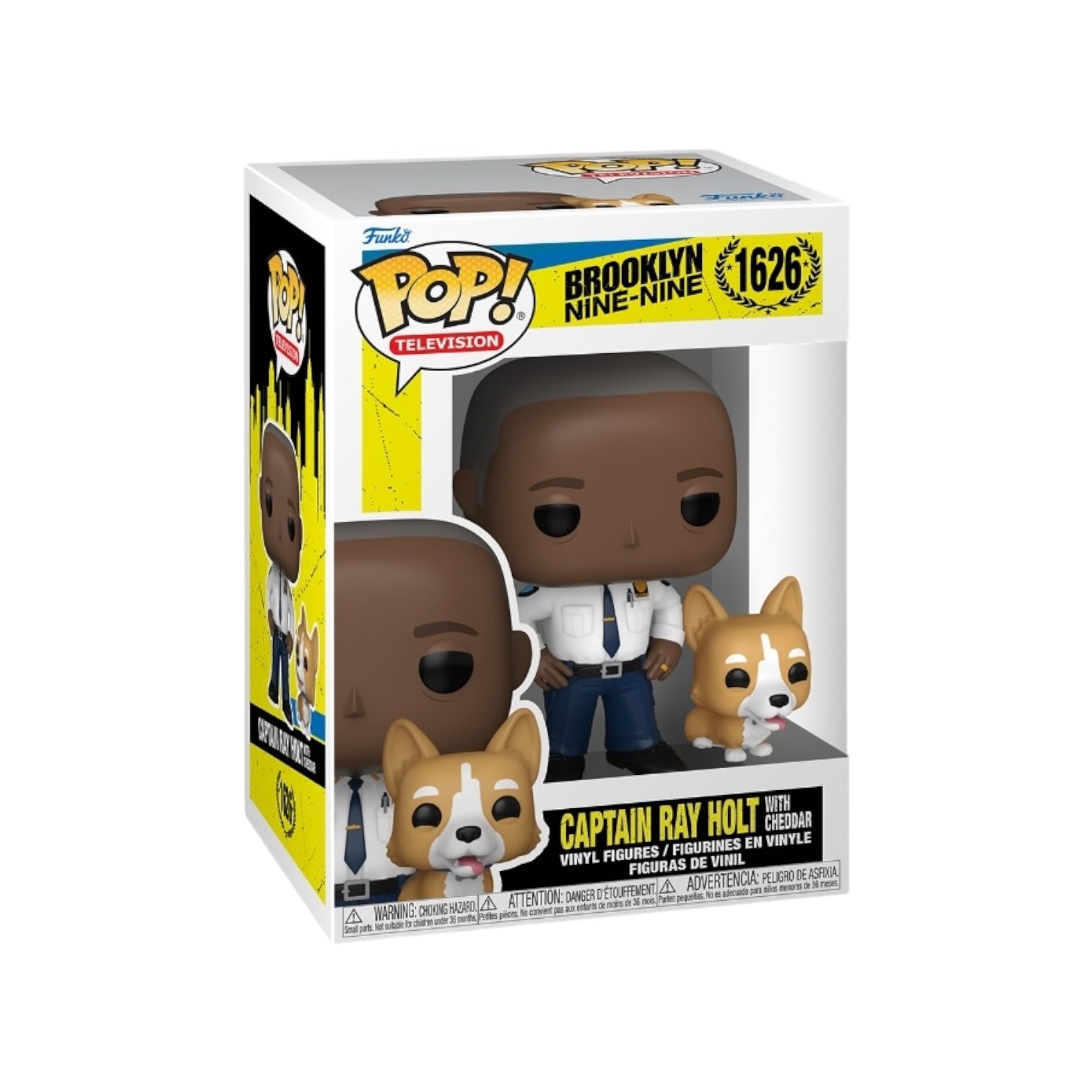 Captain Ray Holt with Cheddar #1626 Funko Pop! - Brooklyn Nine-Nine - PREORDER