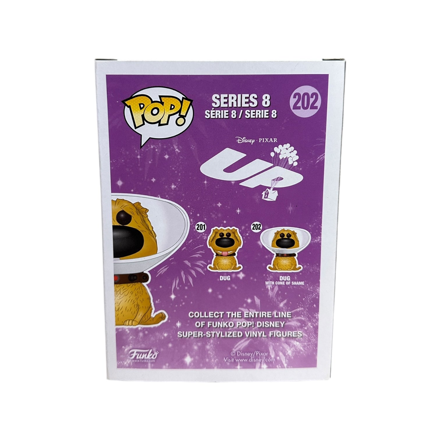 Dug #202 (w/ Cone of Shame) Funko Pop! - Disney Series 8 - SDCC 2016 Toy Tokyo Exclusive - Condition 8.75/10