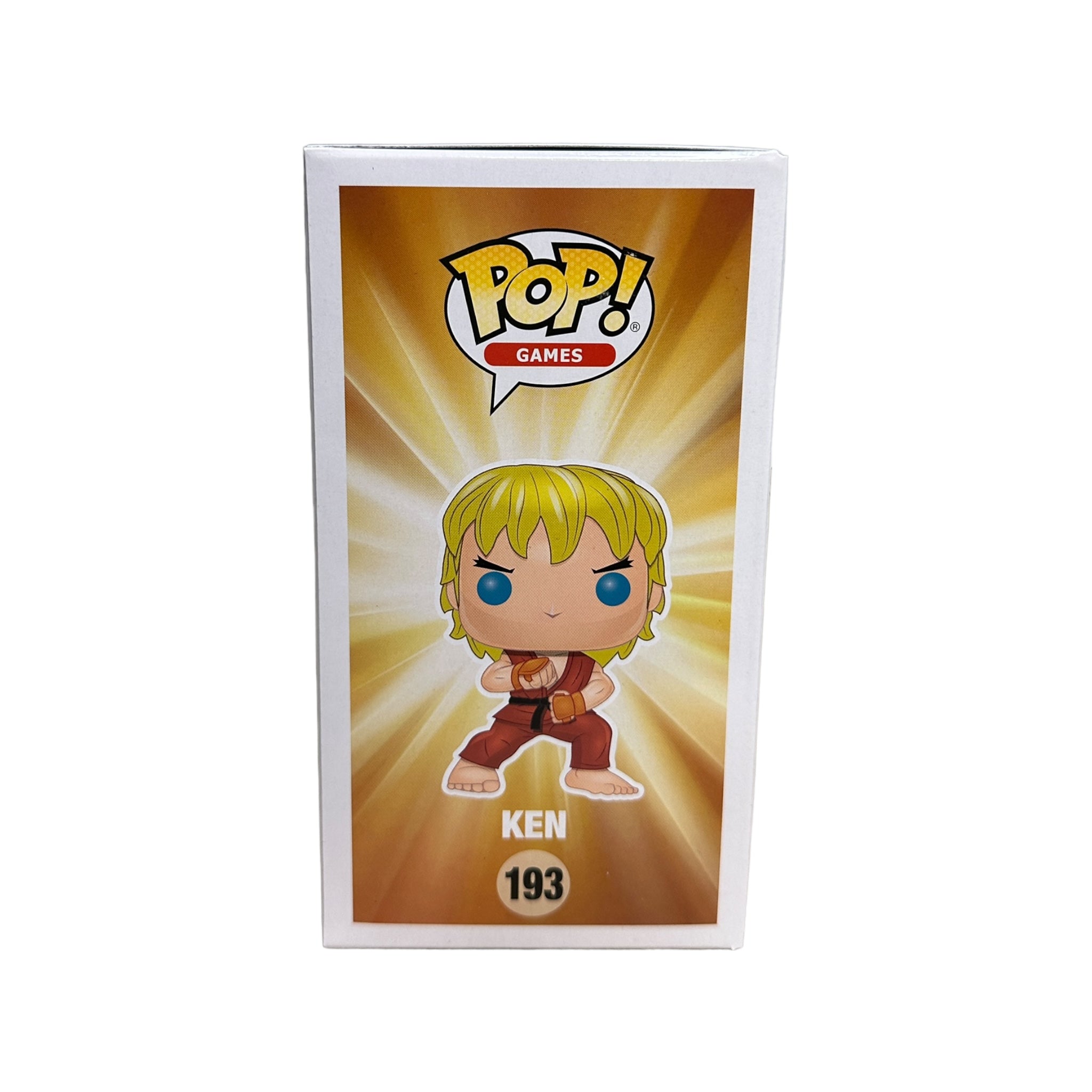 Ken #193 Funko Pop! - Street Fighter - 2016 Pop! - Condition 8/10