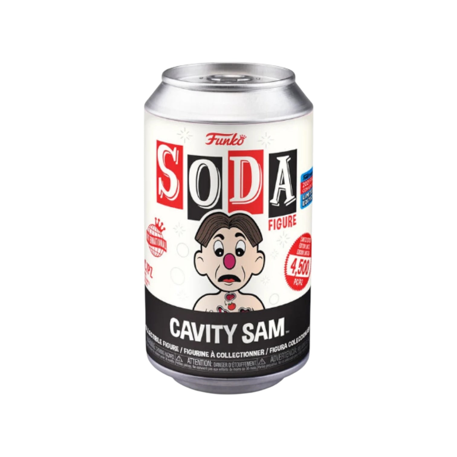 Cavity Sam Glow Chase Funko Soda Vinyl Figure! - Operation - International NYCC 2021 Shared Exclusive LE1/750 Pcs